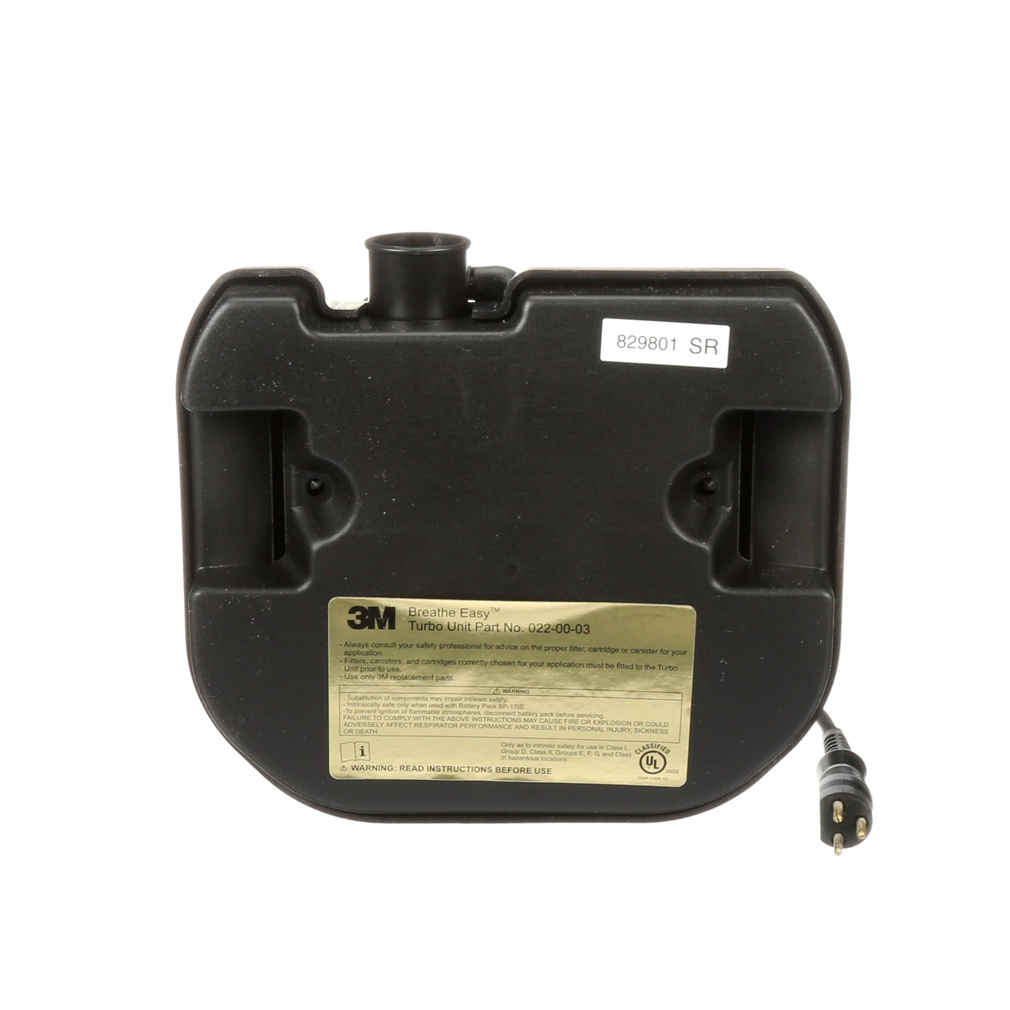 3M Breathe Easy Turbo Powered Air Purifying Respirator (PAPR) Unit 022 00 03R01 - Industrial Safety Equipment for Construction, Healthcare & Hazardous Environments