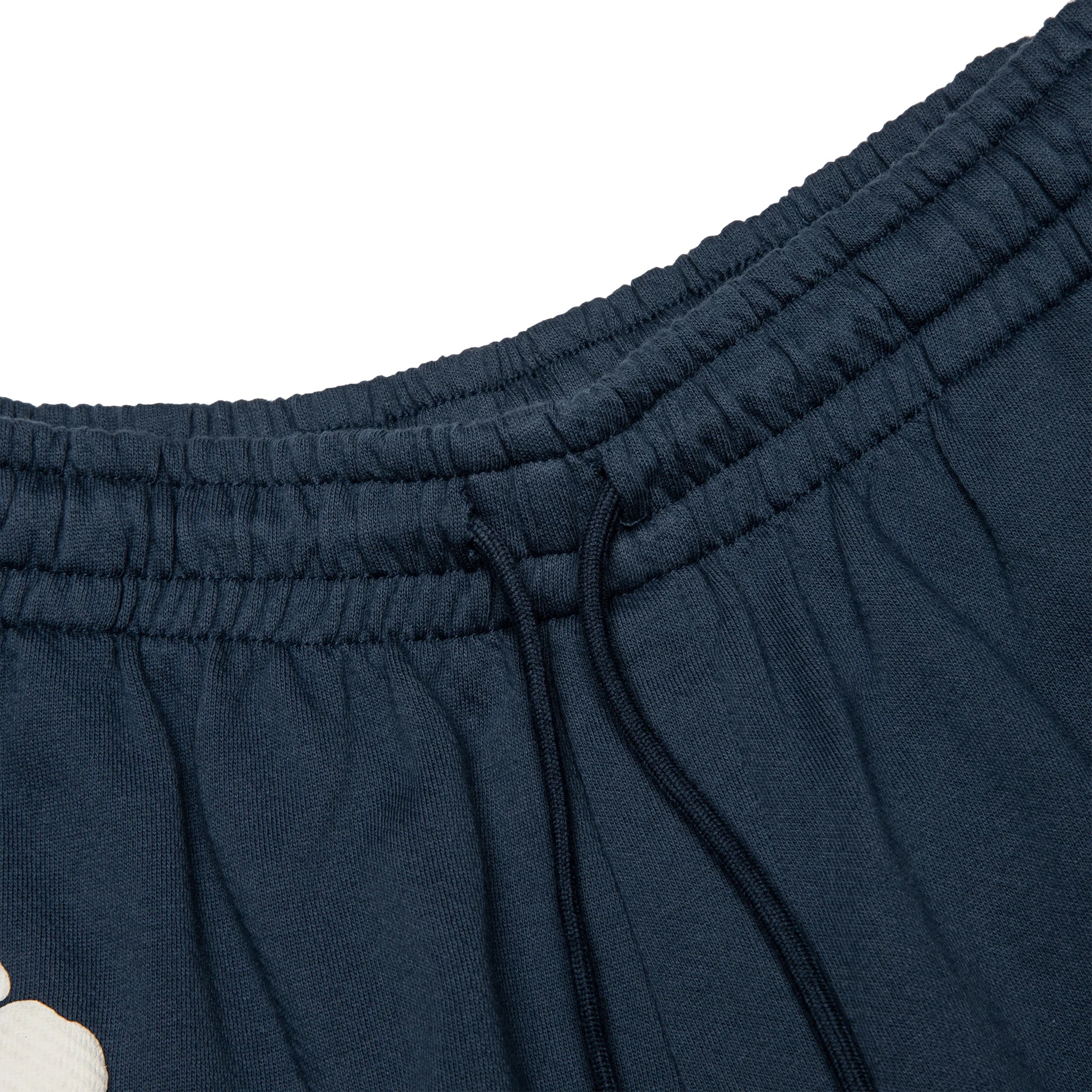Denim Tears Cotton Wreath Navy Blue Denim Shorts for Men - Casual Summer Streetwear & Hip Hop Fashion