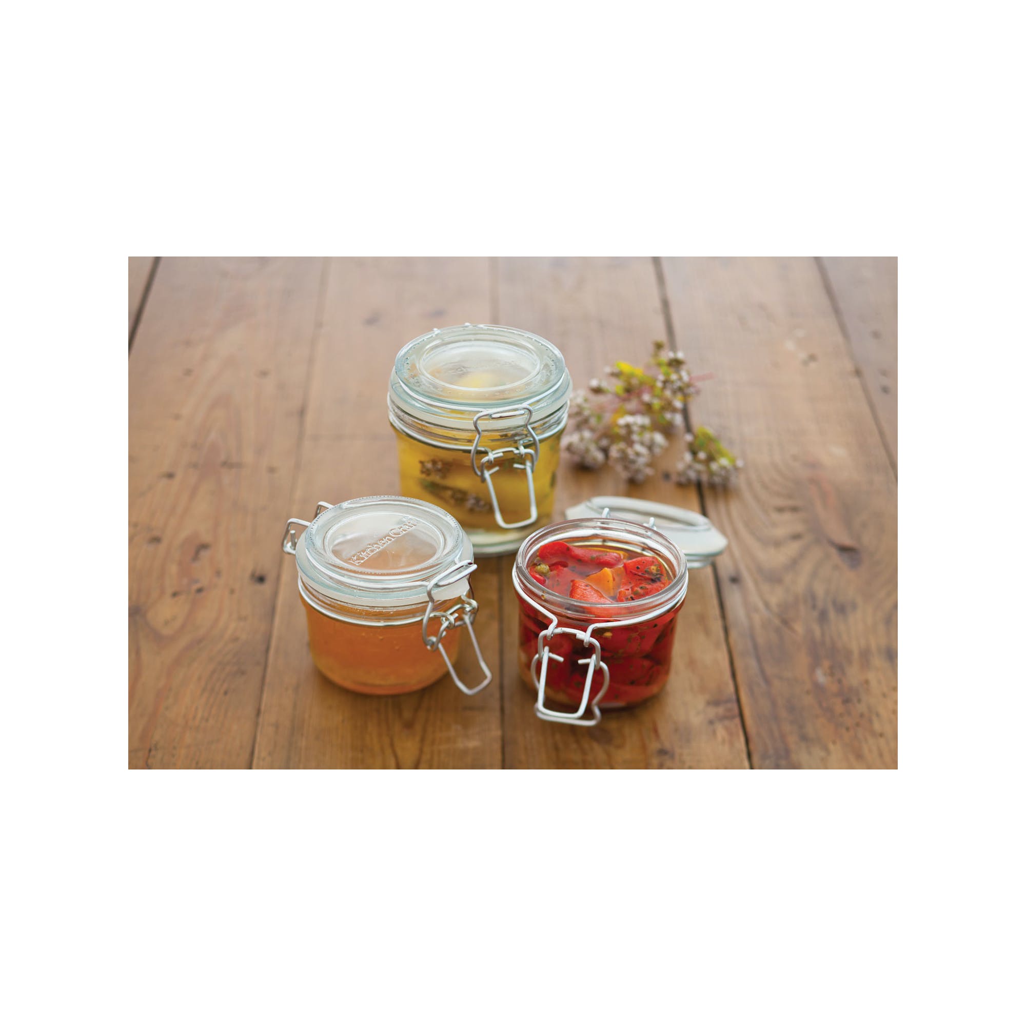 200ml Glass Terrine Jar for Home Cooking, Canning & Food Storage - Perfect for Homemade Jams, Pickles and Meal Prep