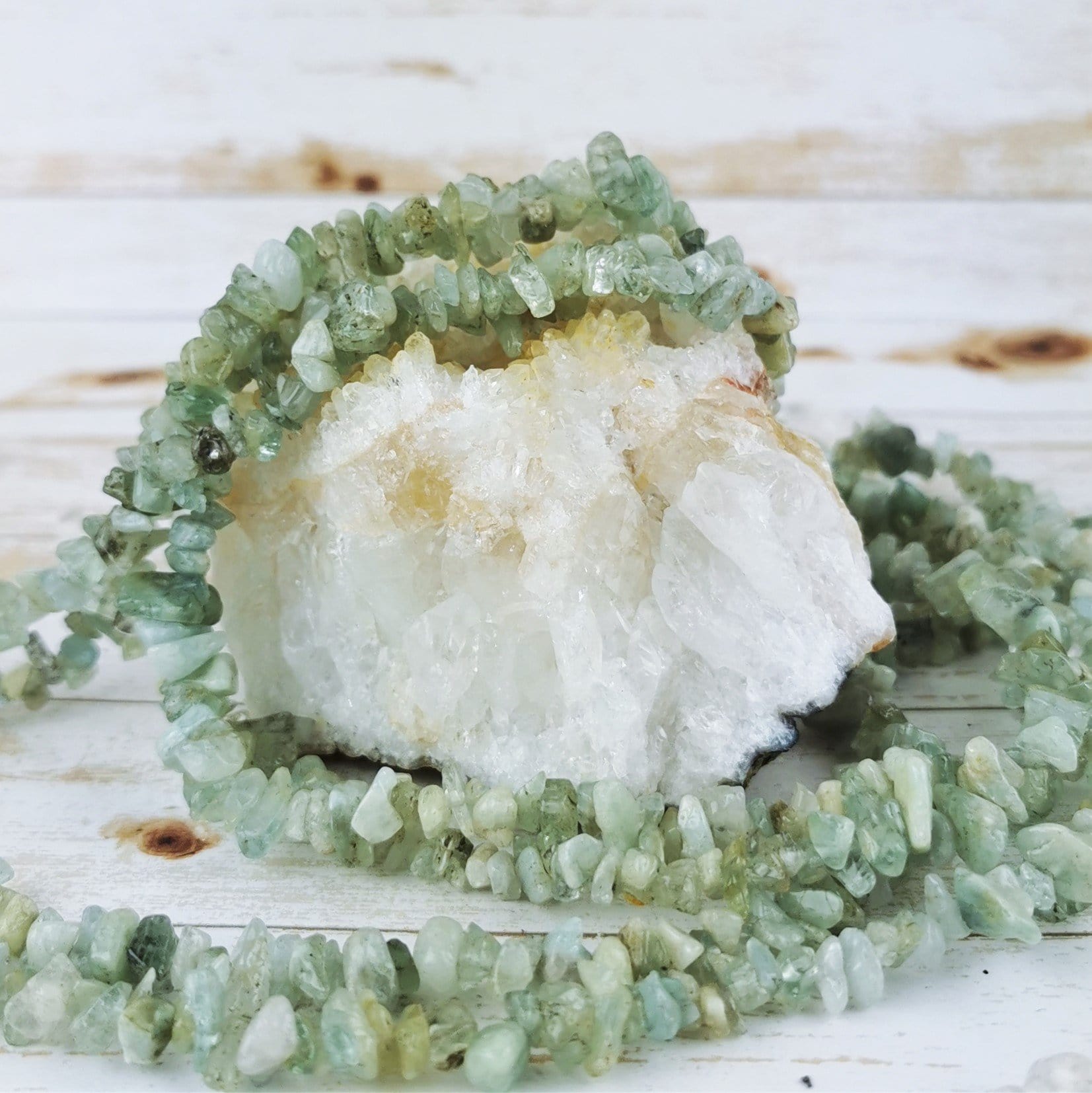 Natural Aquamarine Chip Beads for Jewelry Making - DIY Bracelets, Necklaces & Craft Projects - Healing Crystal Beads for Meditation & Spiritual Gifts