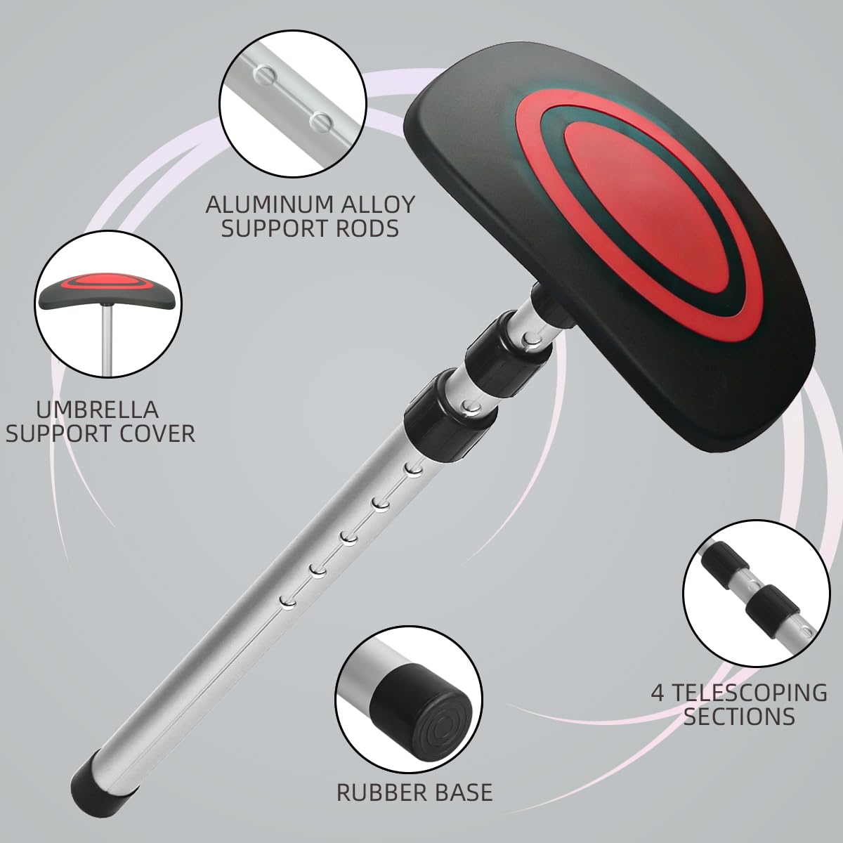 Golf Travel Bag Support System - Club Protection Kit for Travel & Storage