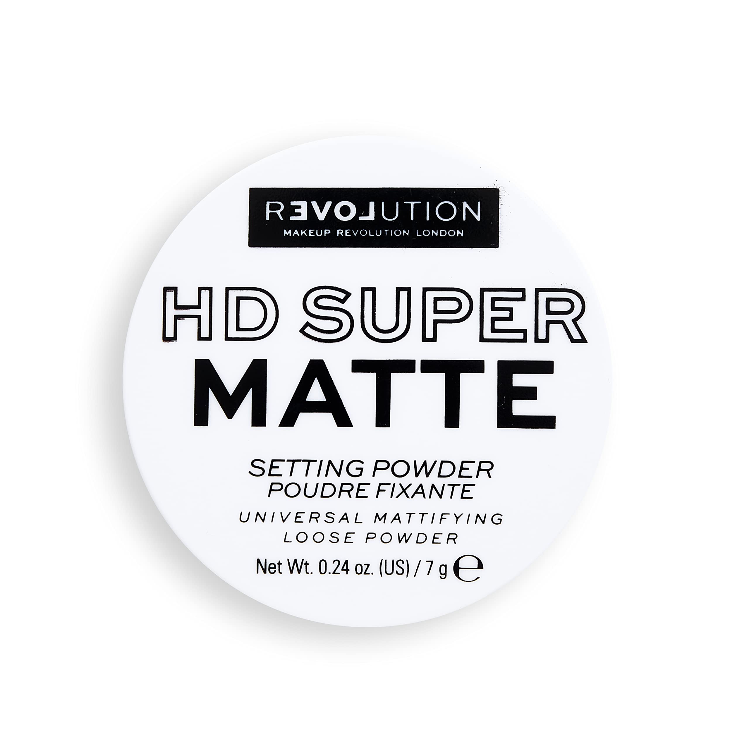Makeup Revolution Super HD Setting Powder - Translucent, Oil-Control, Long-Lasting Finish for Flawless Makeup | Perfect for Daily Wear, Photography & Special Occasions