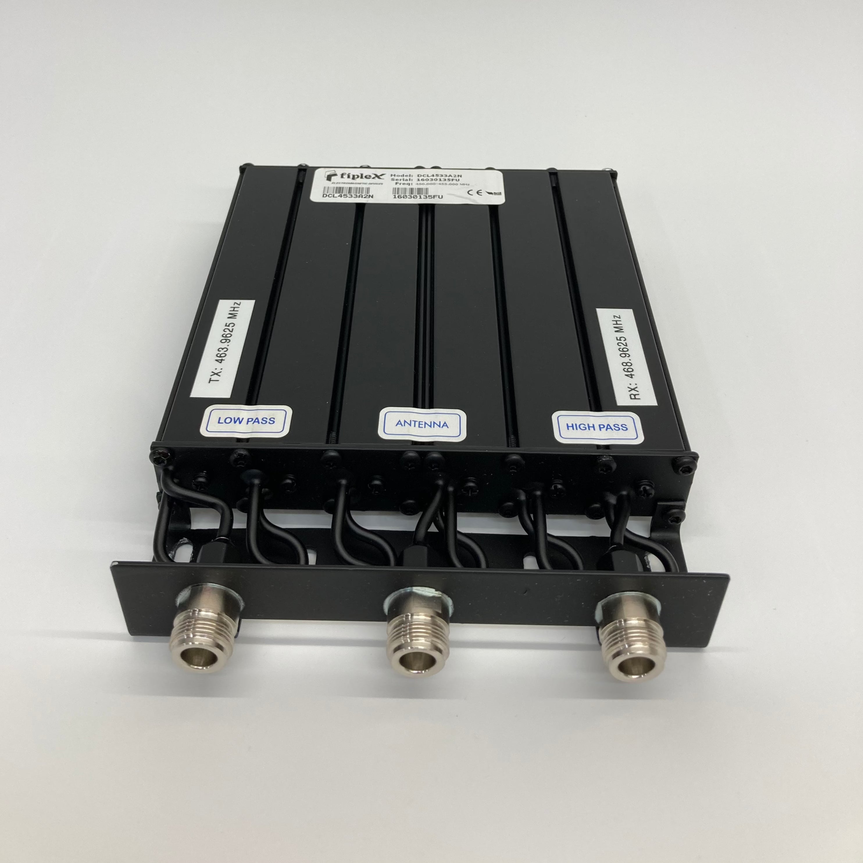 Fiplex DCL4533A2N UHF Duplexer for Two-Way Radio Communication - High-Performance Signal Filter for Ham Radio, Repeaters & Commercial Use