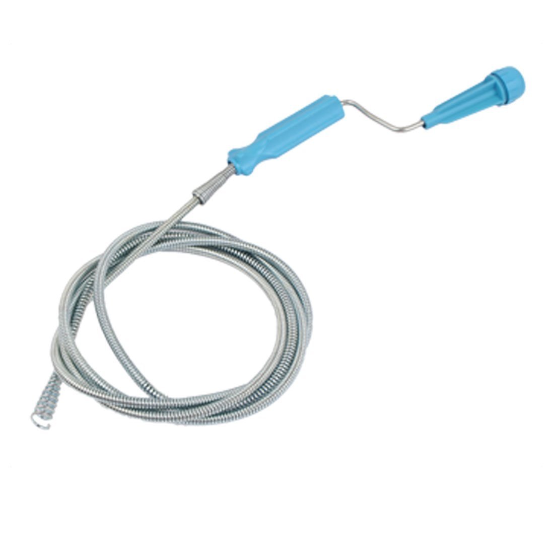 uxcell Toilet Clog Remover - 1.1 Meter Long Drain Snake Auger for Plumbing - Perfect for Clearing Stubborn Blockages in Home Bathrooms & Commercial Restrooms