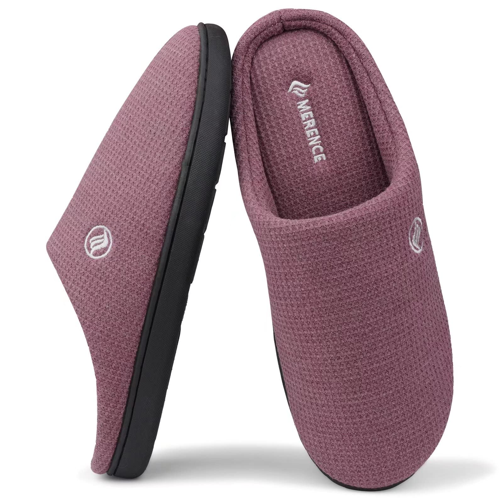 CIOR Allcozy Memory Foam Slippers for Men & Women - Lightweight Non-Slip Indoor/Outdoor House Shoes - Comfortable Casual Loafers for Home, Office, Travel & Relaxation