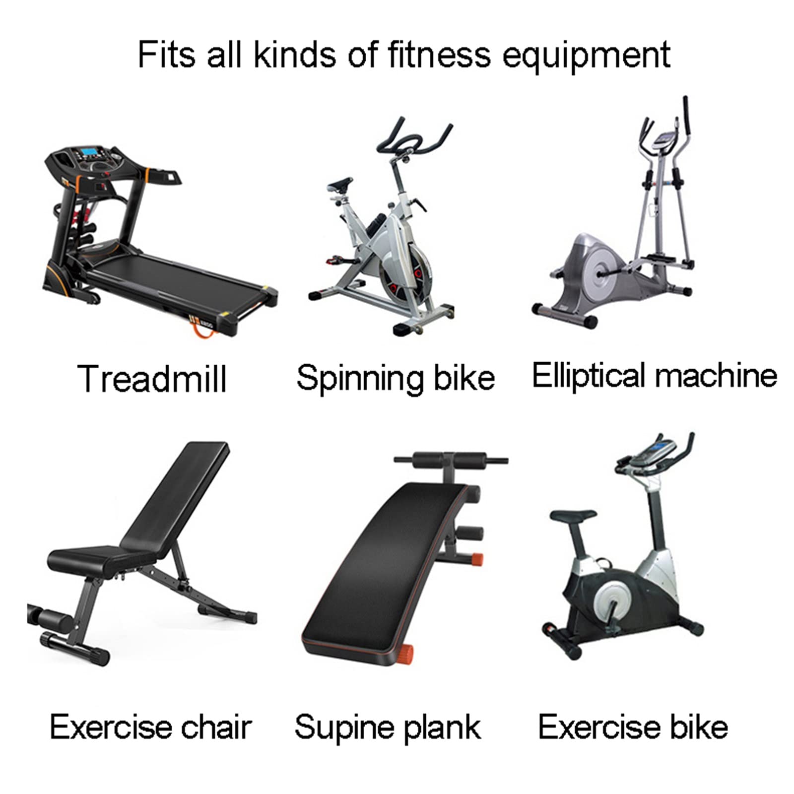 V3VOGUE Treadmill Mat for Hardwood Floors - Noise Reducing, Shock Absorbing Exercise Equipment Mat for Treadmills & Bikes - Protects Floors & Reduces Vibration - Perfect for Home Gyms & Fitness Rooms