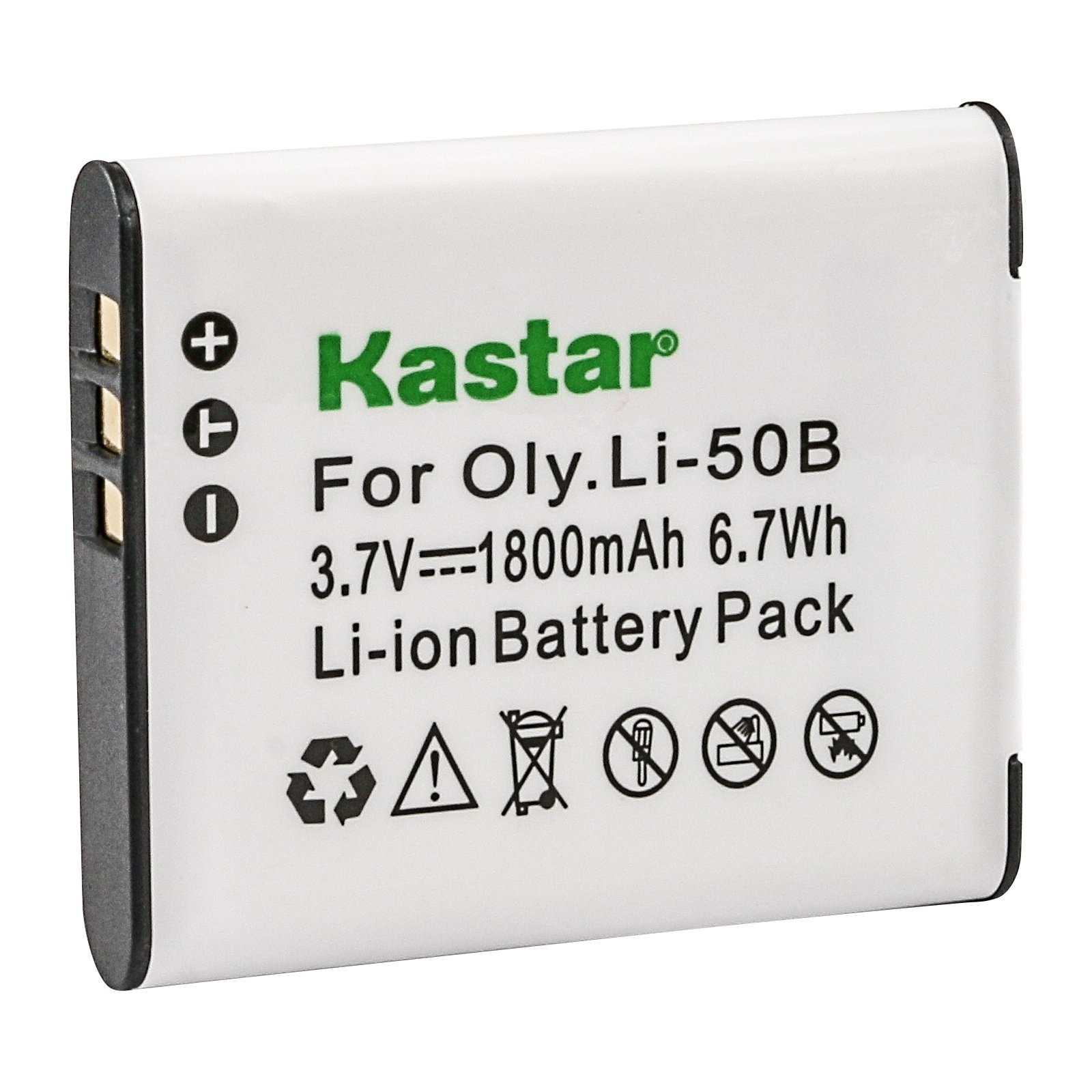 Kastar Replacement Battery for Olympus LI-50B - Compatible with Stylus 1010/1020/1030/9000, SP-720UZ/800UZ, SZ-10/11/12/15/16/20/30MR/31MR, Tough 6000/8000/9000/TG Series - Perfect for Travel Photography & Outdoor Adventures