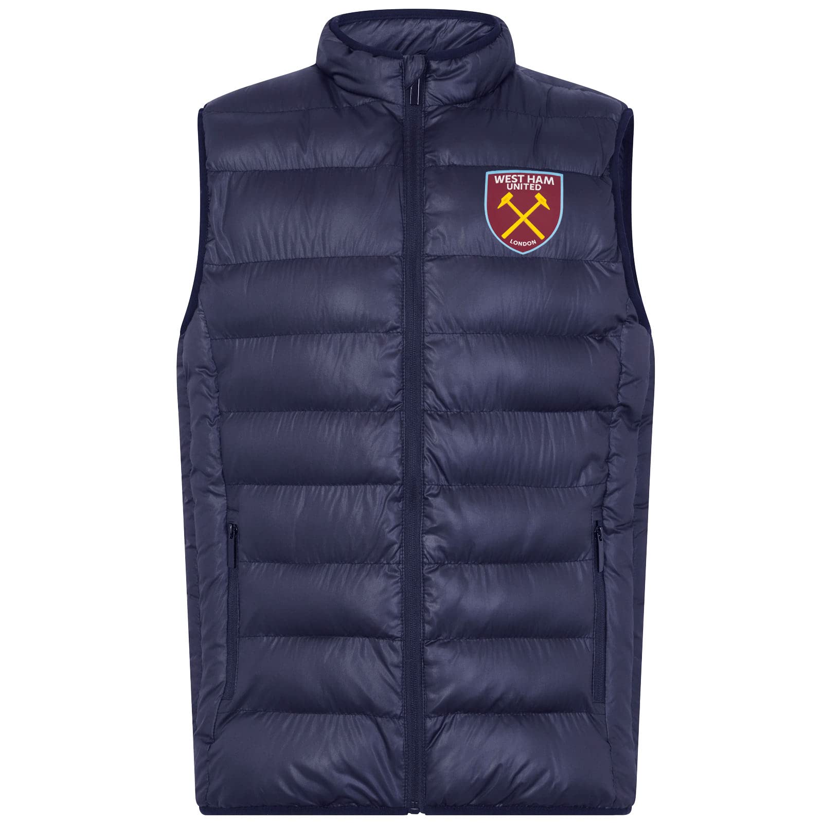 Official Men's Soccer Gift Padded Body Warmer Vest - Lightweight Thermal Gilet for Outdoor Sports, Training & Casual Wear