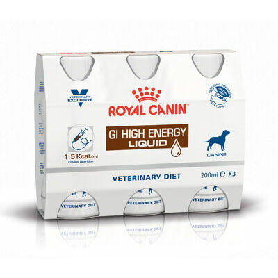 Royal Canin Canine GI High Energy Liquid Dog Food - Digestive Support for Active Dogs - Perfect for Post-Surgery Recovery & High-Performance Breeds