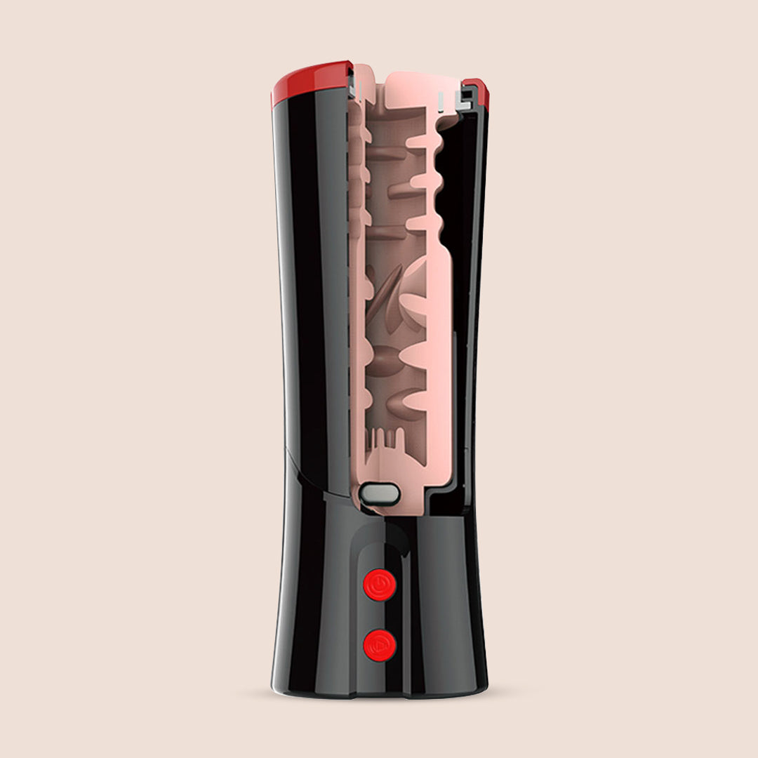 Pretty Love Ozzy Thrusting Male Masturbator - Realistic Textured Sleeve for Enhanced Pleasure | Perfect for Solo Play & Couples Fun