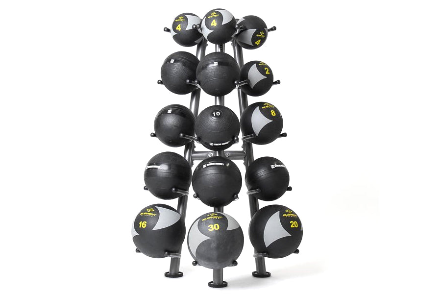 Element Fitness Medicine Ball Rack - Heavy Duty Storage Organizer for Gym Equipment | Perfect for Home Gym, CrossFit & Commercial Fitness Centers