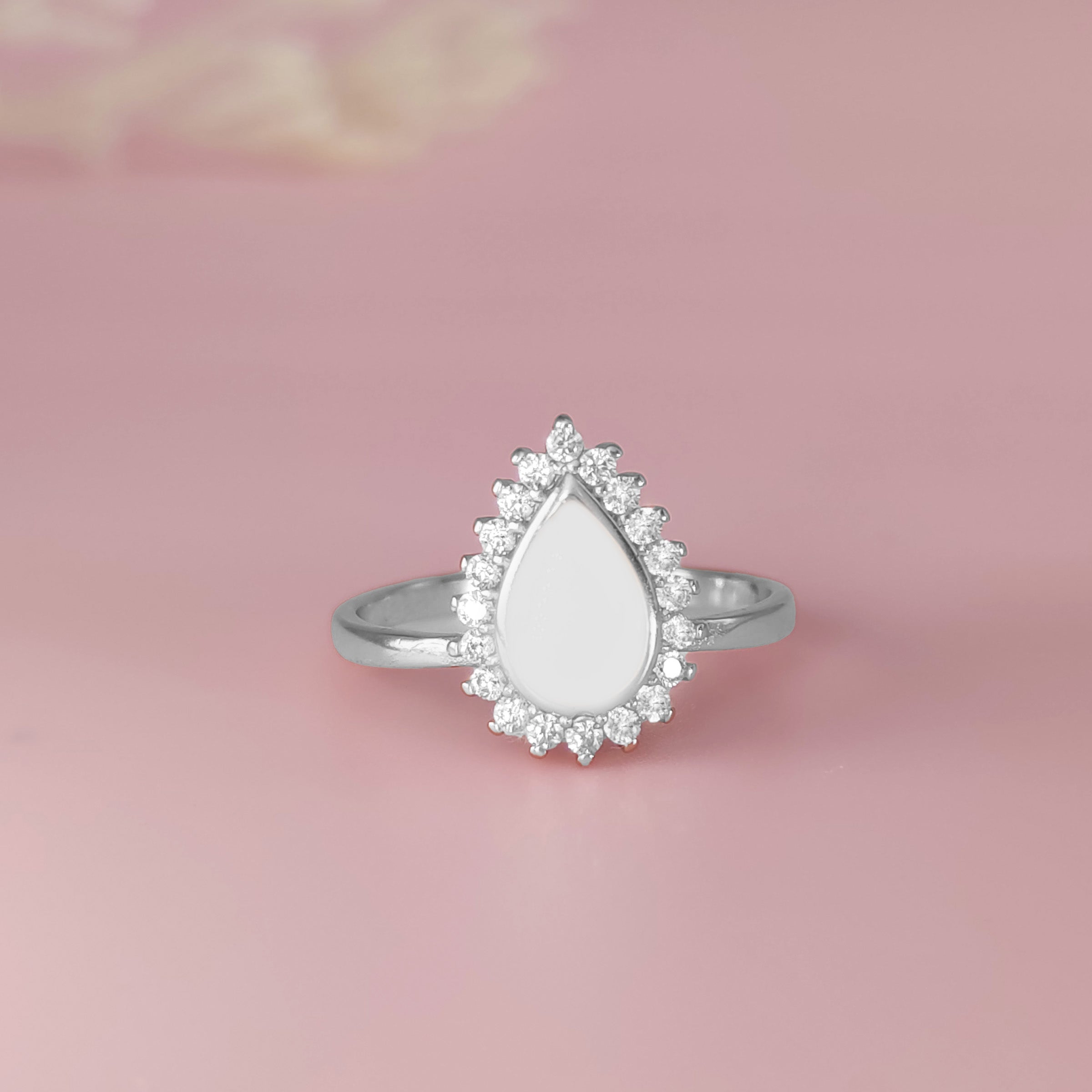 Nurturing Drop Breastmilk Ring - 925 Sterling Silver Nursing Jewelry for Breastfeeding Moms - Perfect for Mother's Day, Baby Shower Gifts & Everyday Wear