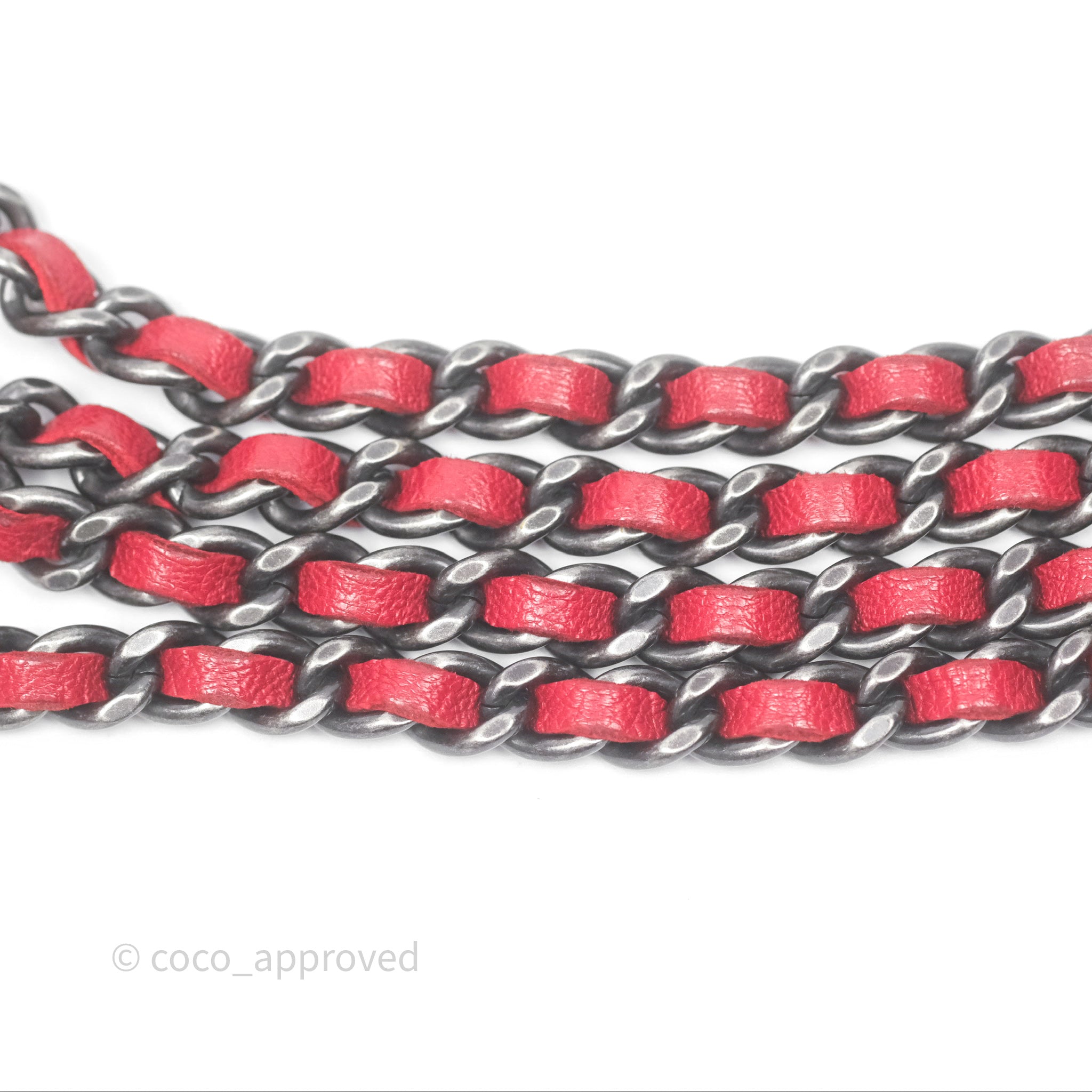 Chanel Boy Wallet on Chain WOC Red Lambskin Ruthenium Hardware - Luxury Crossbody Bag for Women, Perfect for Parties, Date Nights & Evening Events