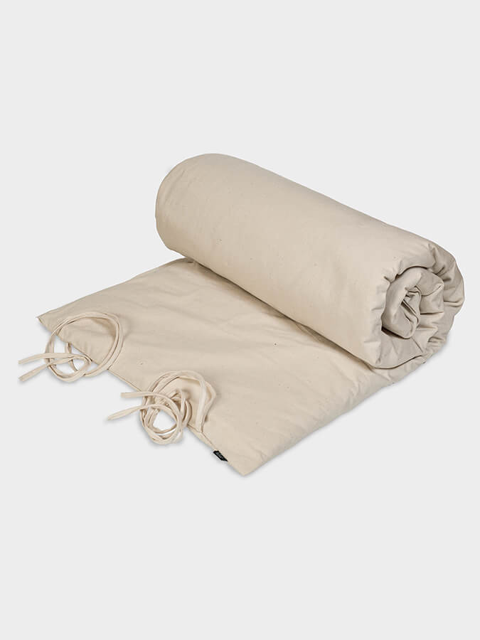 Premium Organic Roll-Up Futon Mat for Yoga & Meditation - Extra Thick & Long for Comfort - Ideal for Yoga Studios, Home Practice & Relaxation Spaces