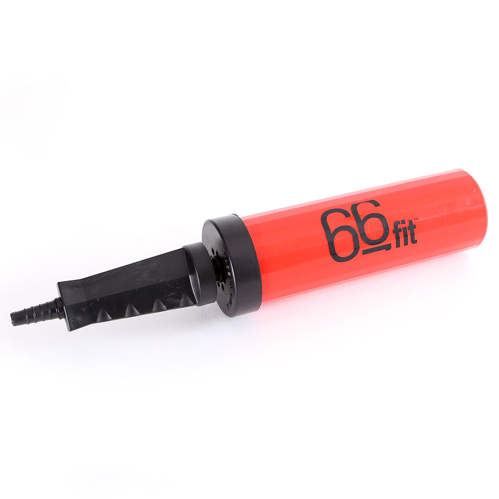 66Fit Power Blaster Double Action Hand Pump - High Performance Bike & Ball Inflator for Bicycles, Sports Balls, Air Mattresses | Perfect for Home, Gym & Outdoor Activities