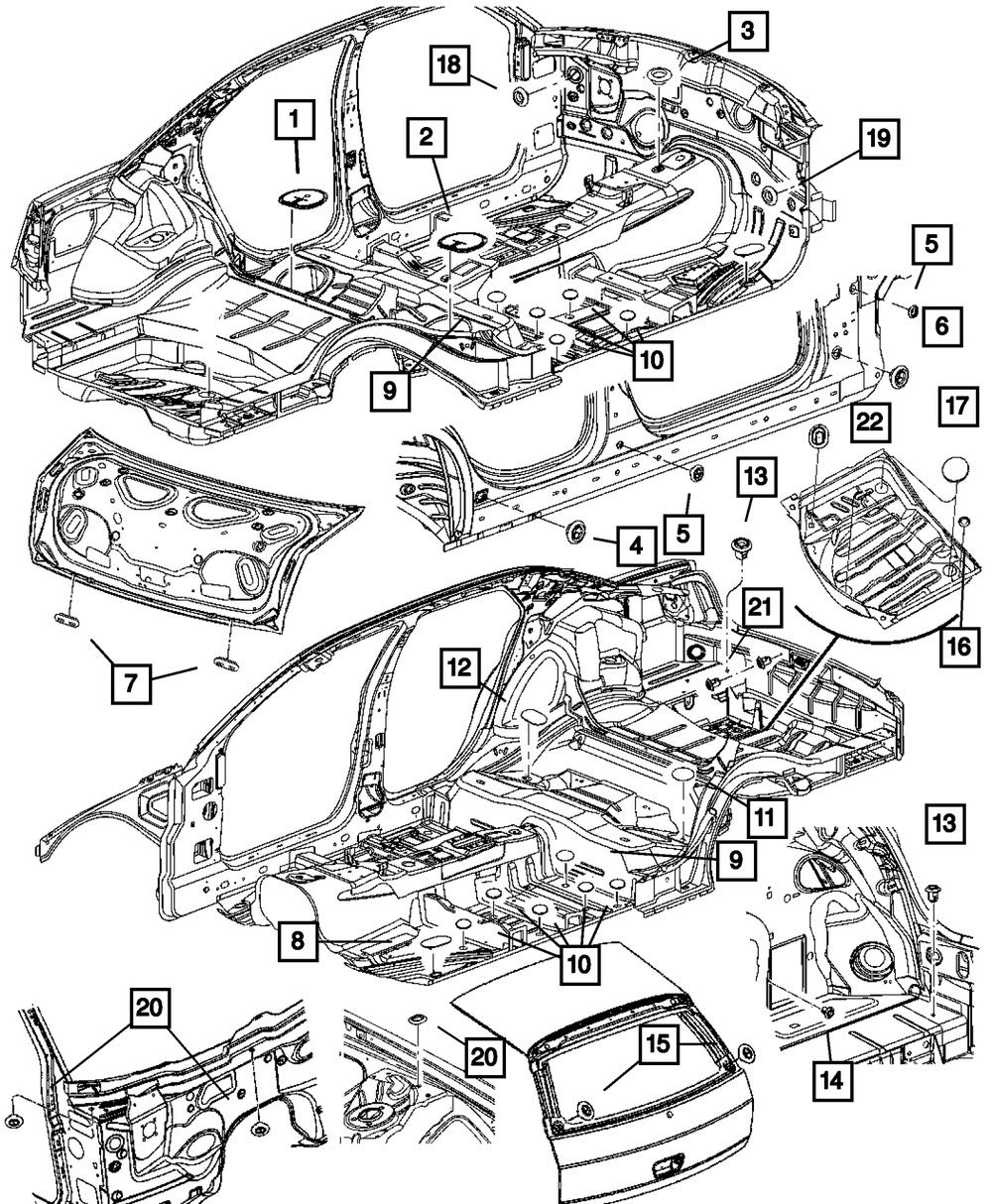 Mopar 4373728 Oil Drain Plug - Compatible with Dodge, Jeep, Chrysler Vehicles - Heavy Duty Engine Oil Pan Plug Replacement for Smooth Oil Changes