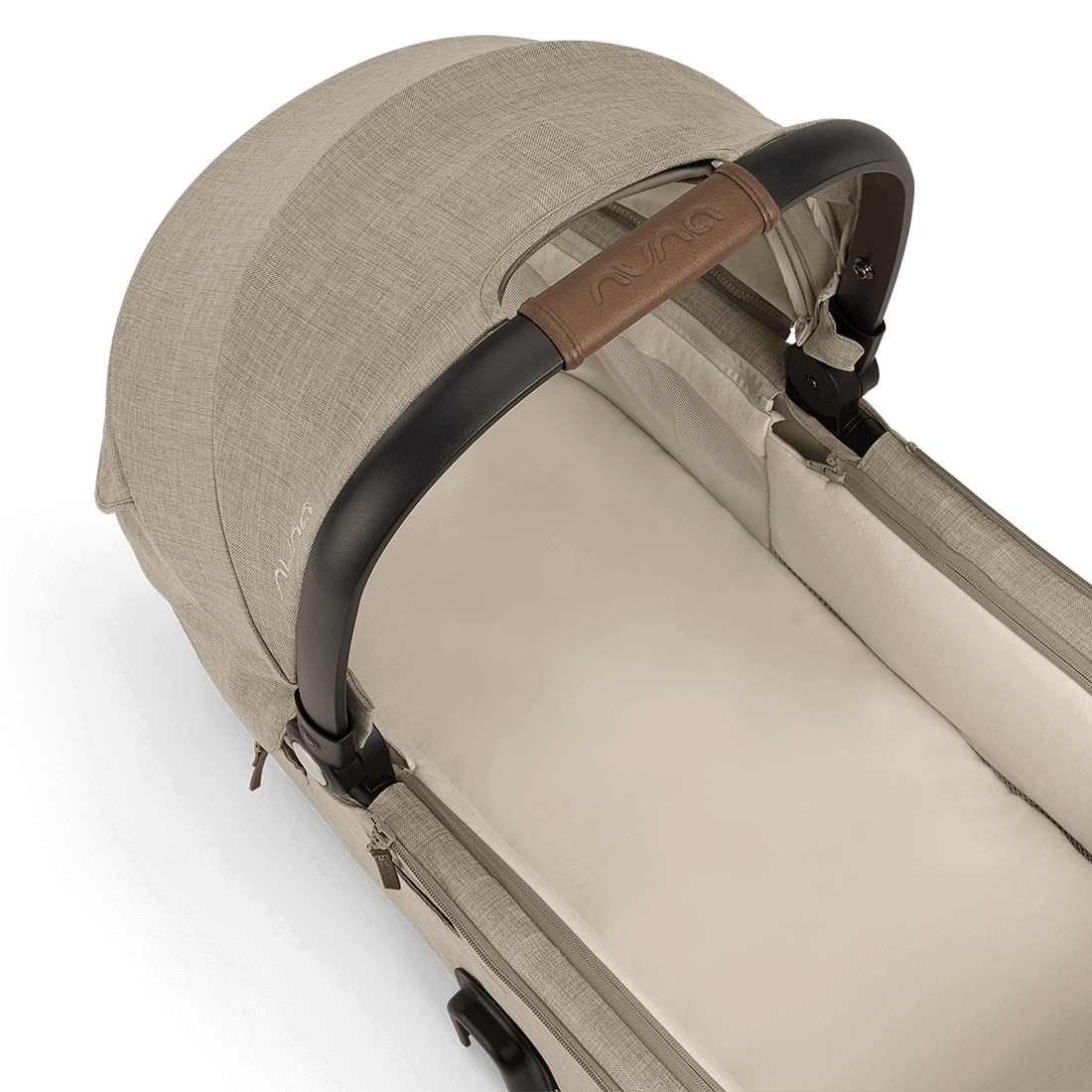 Nuna DEMI Next Bassinet with Stand - Granite Gray | Premium Baby Bassinet for Newborns | Perfect for Nursery, Bedroom & Travel