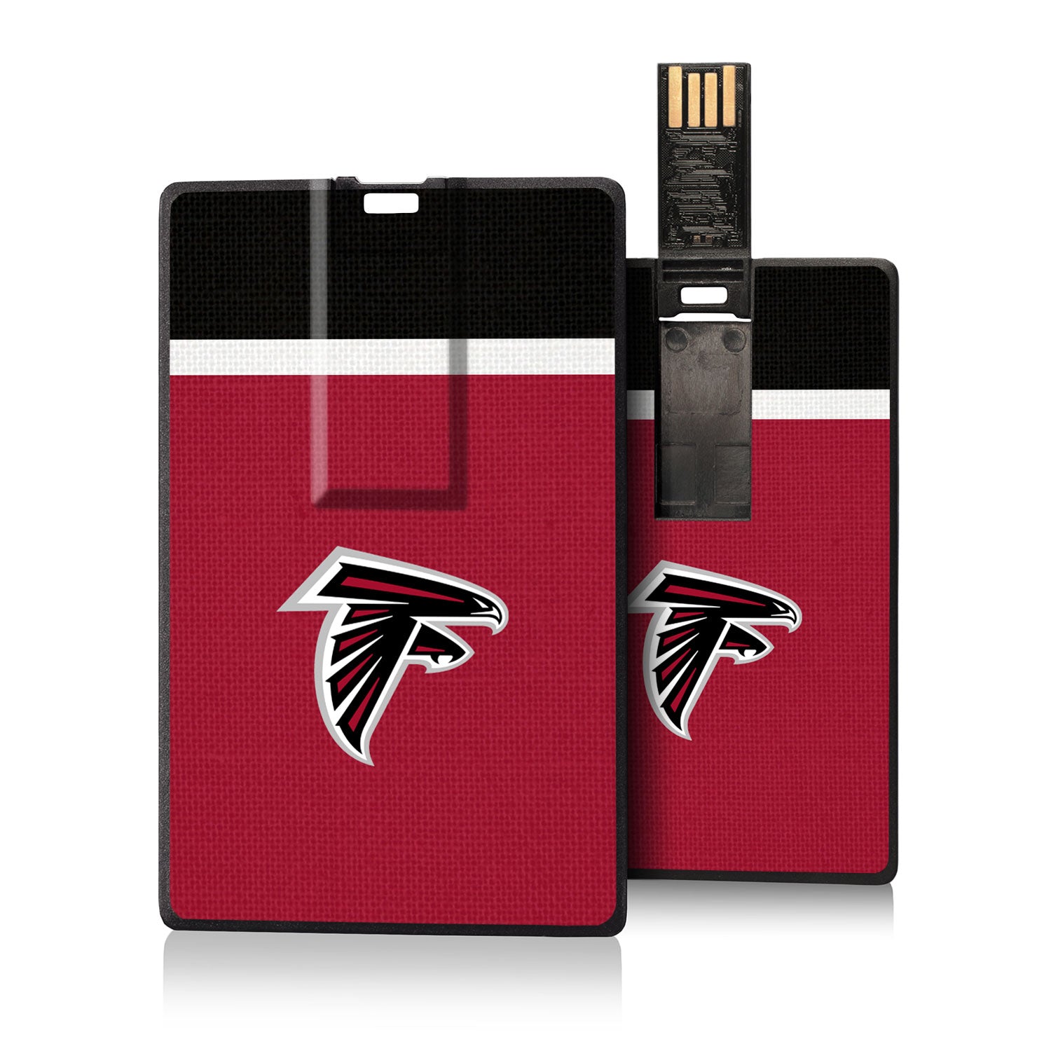 Atlanta Falcons NFL Team Logo 16GB USB Flash Drive - Portable Memory Stick for Credit Card Size - Perfect for Falcons Fans, Office, School & Data Storage