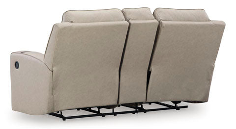 Lavenhorne Pebble Reclining Loveseat - Modern Two-Seater Recliner Sofa with Adjustable Backrest, Soft Fabric Upholstery, and Sturdy Frame - Perfect for Living Room, Home Theater, and Small Spaces Relaxation