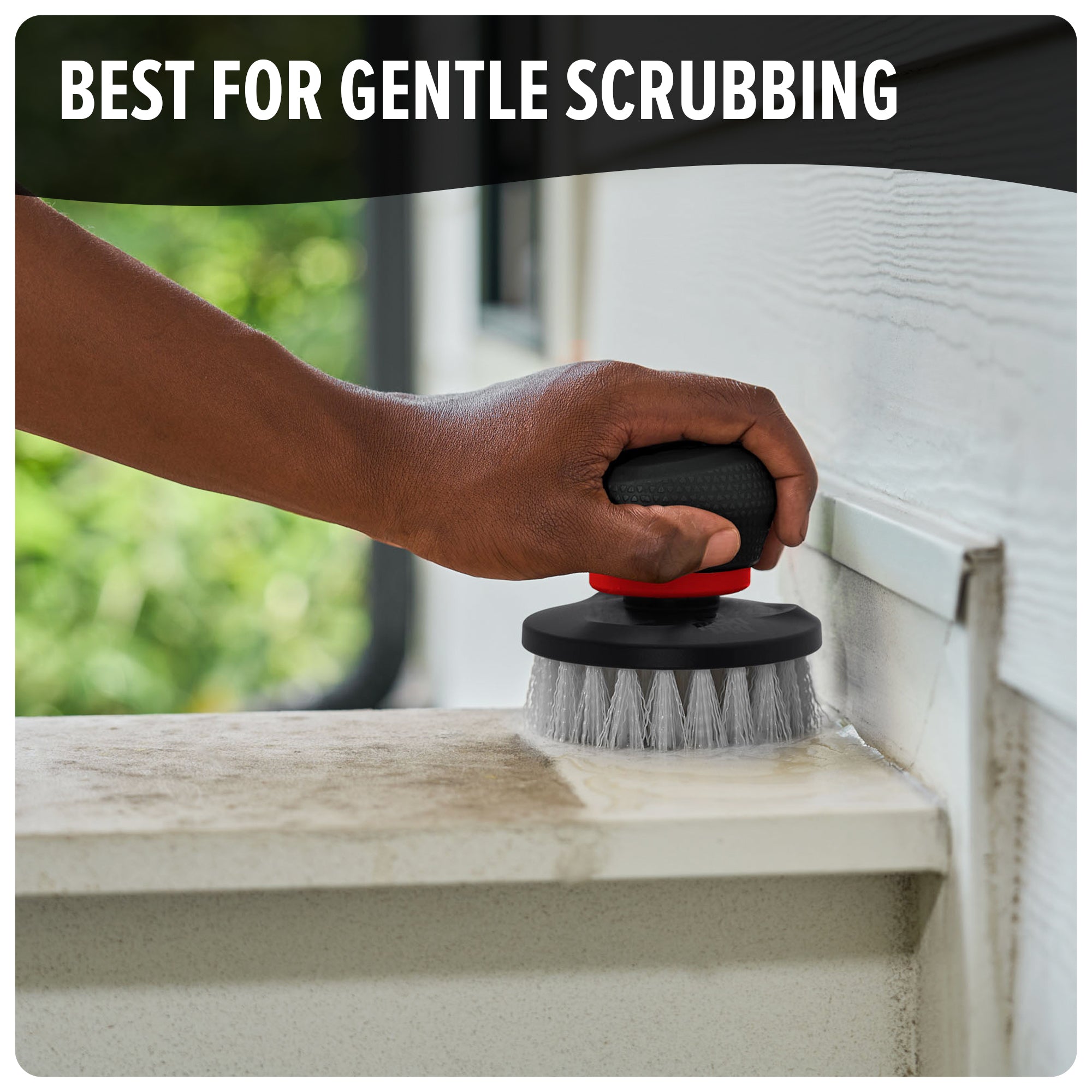 Ultimate Scrubber Bundle - Heavy Duty Cleaning Brushes for Kitchen, Bathroom & Outdoor Use - Perfect for Pots, Pans, Tiles & Grout Cleaning