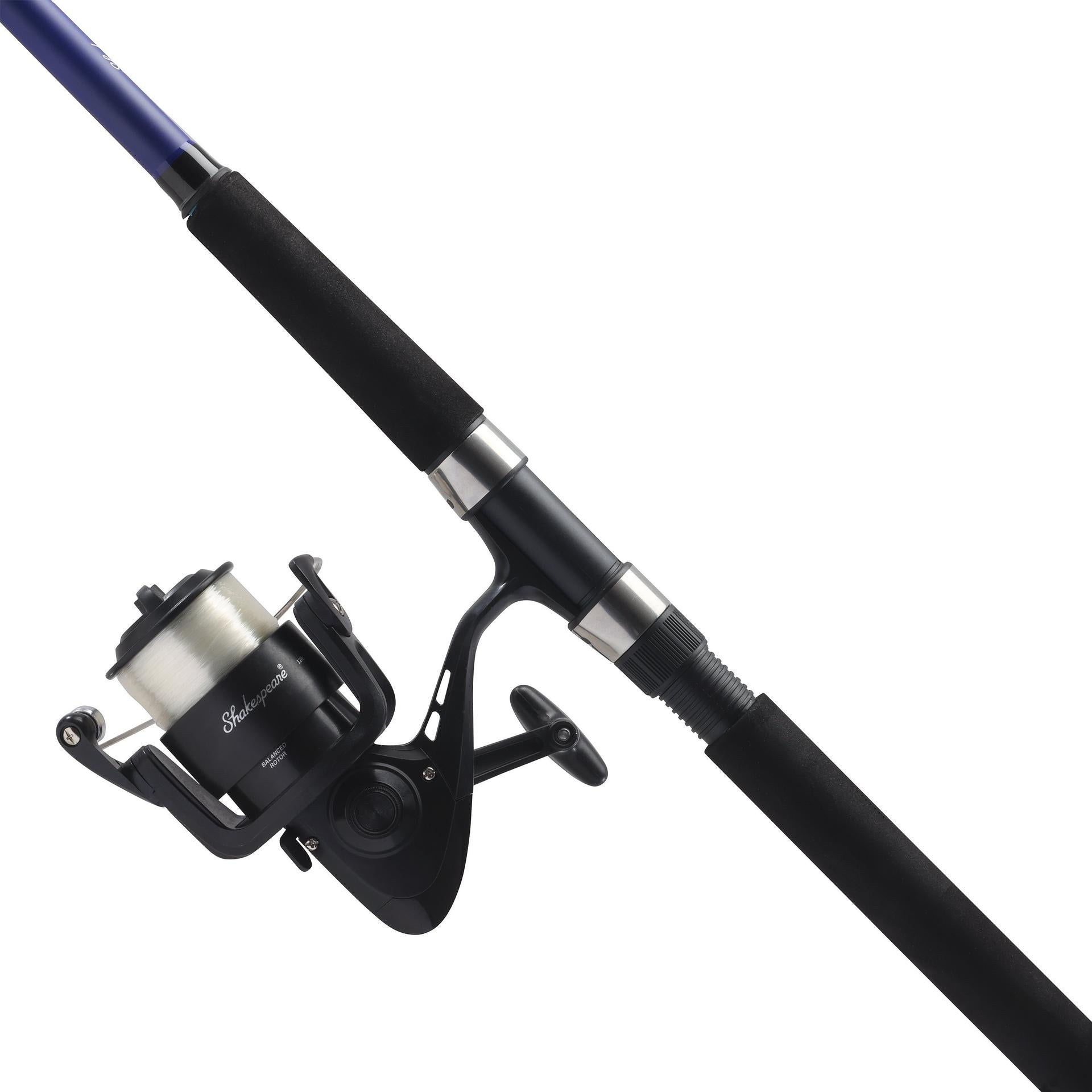 Catch More Fish® Surf Pier 8 Ft Spinning Fishing Rod - Saltwater & Freshwater Fishing Gear for Surf, Pier, and Beach Angling - Perfect for Shore Fishing and Casting Lures