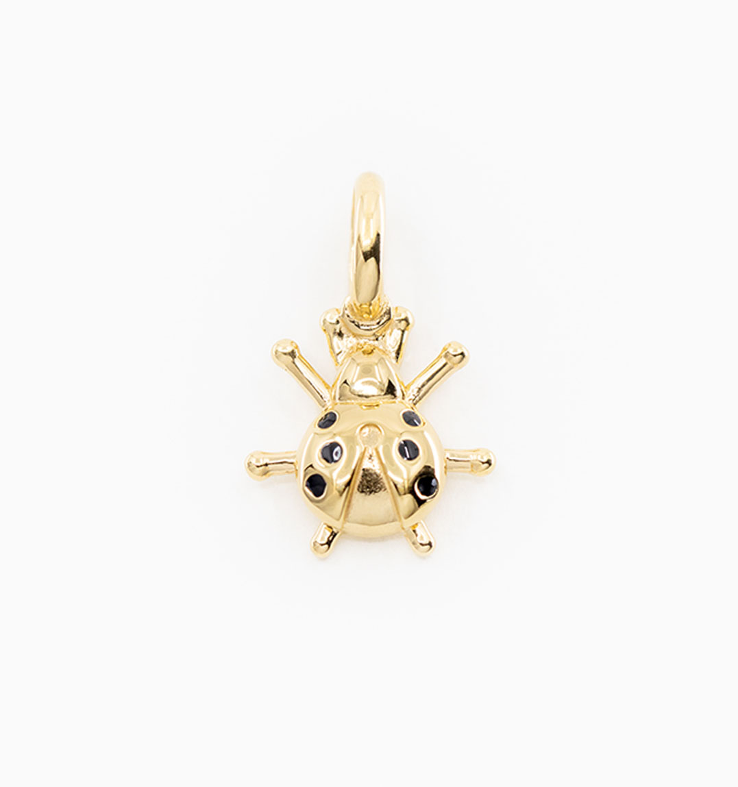 Ladybug Charm Pendant - Cute & Dainty Jewelry for Women - Perfect for Necklaces, Bracelets & DIY Crafts