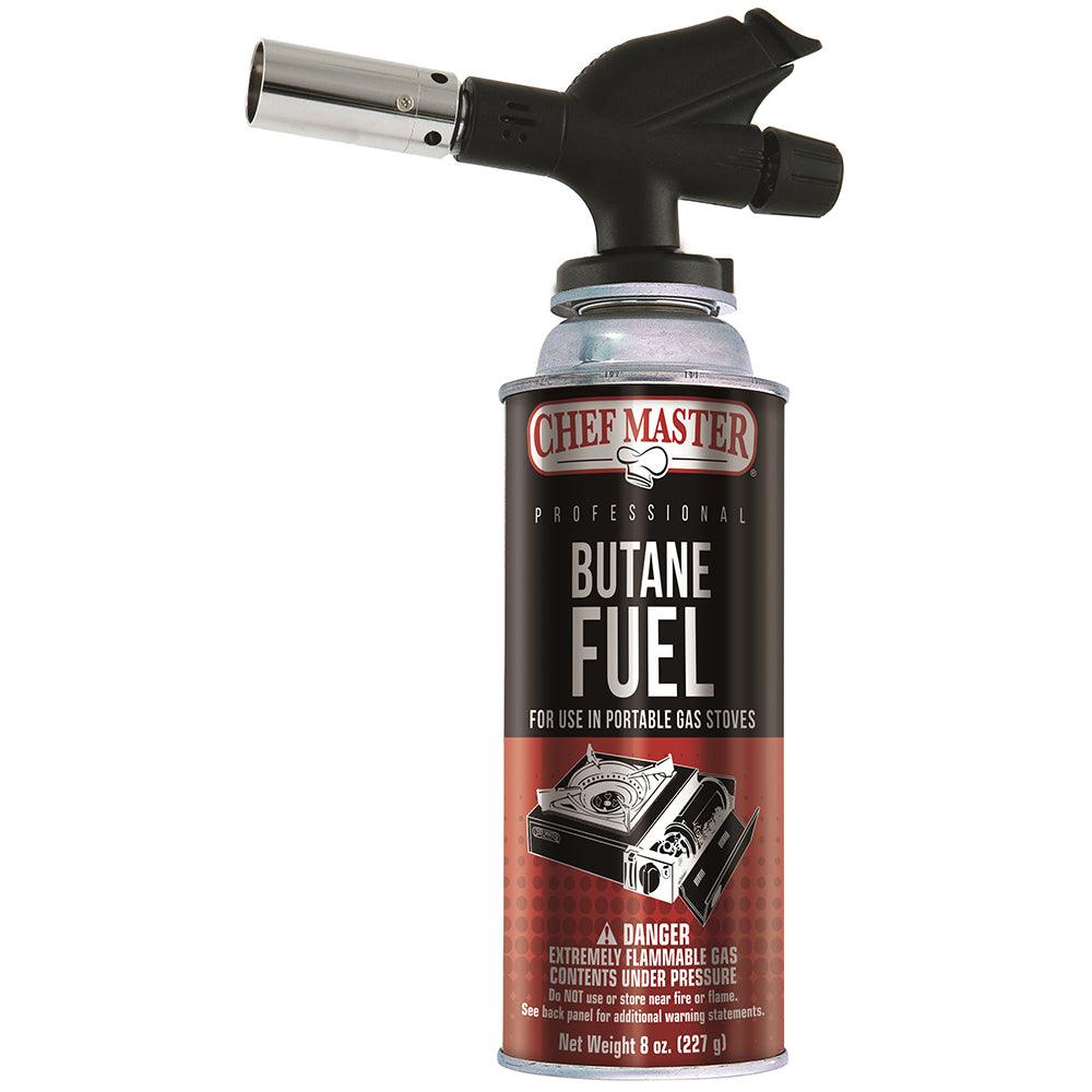 Professional Chef's Torch Culinary Blow Torch - Butane Kitchen Torch for Creme Brulee, Desserts, BBQ & Cooking - Perfect for Home Chefs & Professional Kitchens