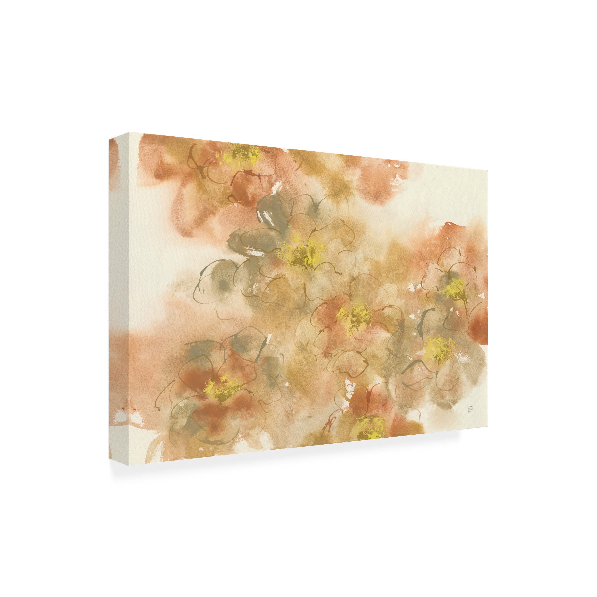 Trademark Fine Art 'Earthly Freesia' Floral Canvas Wall Art by Chris Paschke - Perfect for Living Room, Bedroom & Office Decor