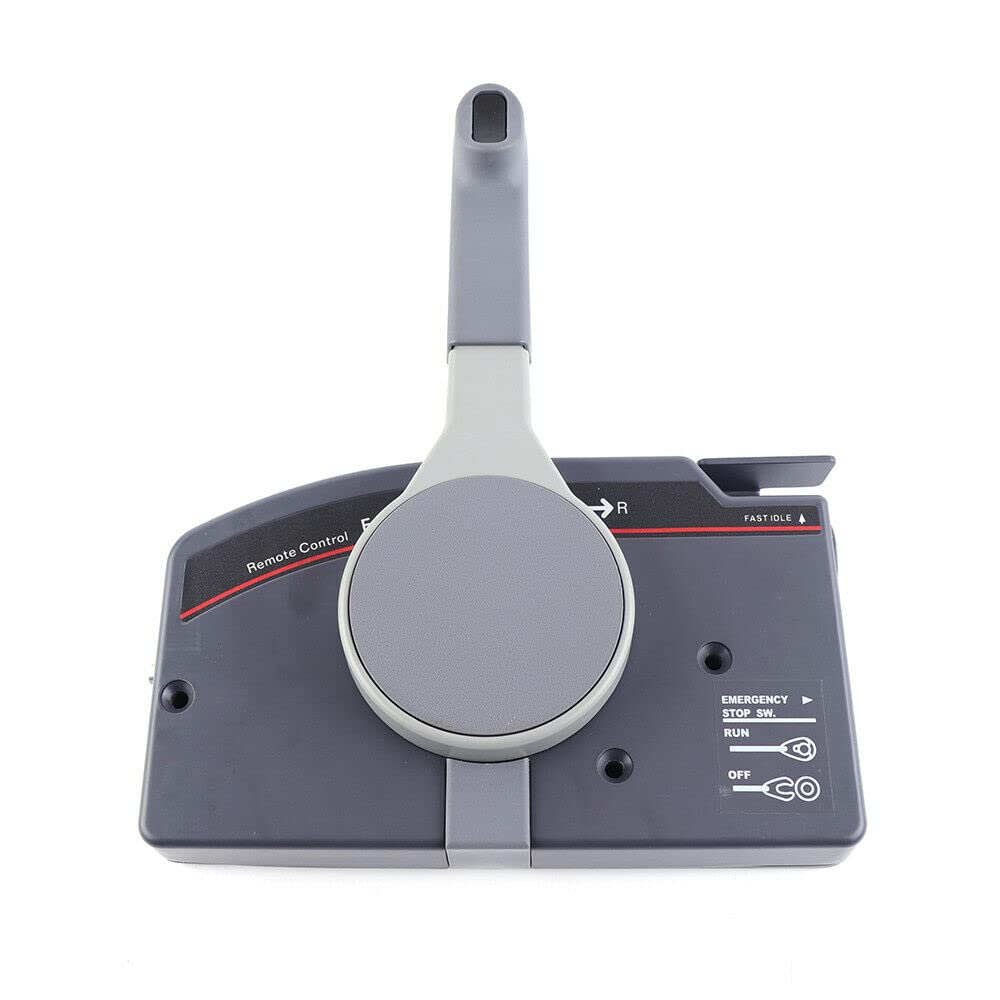 Universal Outboard Marine Side Remote Mount Control Box with Trim Switch - Heavy Duty Boat Throttle & Shift Control for Yamaha, Mercury, Suzuki - Perfect for Fishing, Cruising & Water Sports