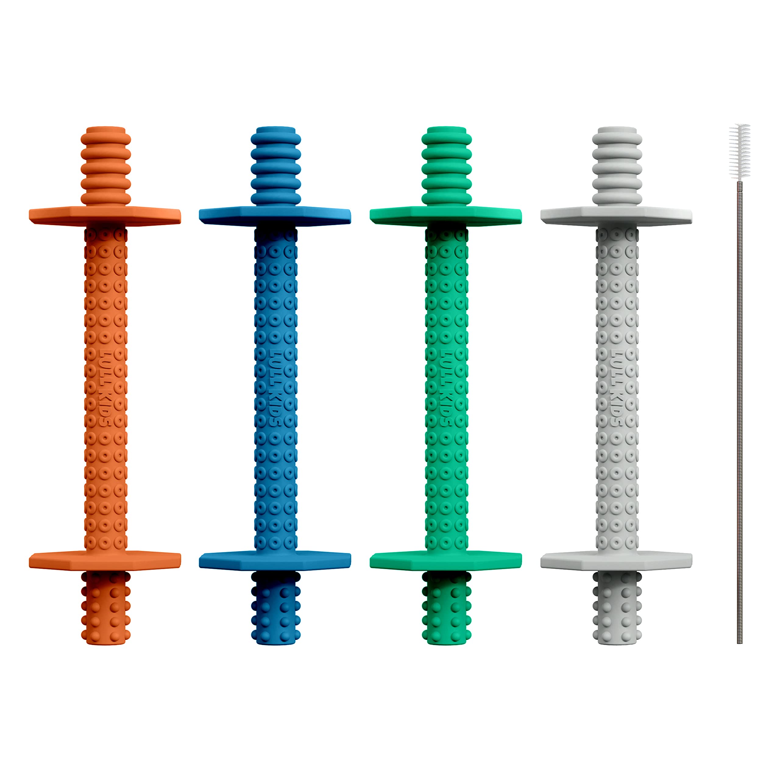 Organic Hollow Teething Tubes for Babies 6-12 Months | Safe BPA-Free Teether Toys for Soothing Sore Gums | Baby Teething Sticks & Straws for Infants | Perfect for Daycare, Travel & On-the-Go Relief (Autumn Collection)