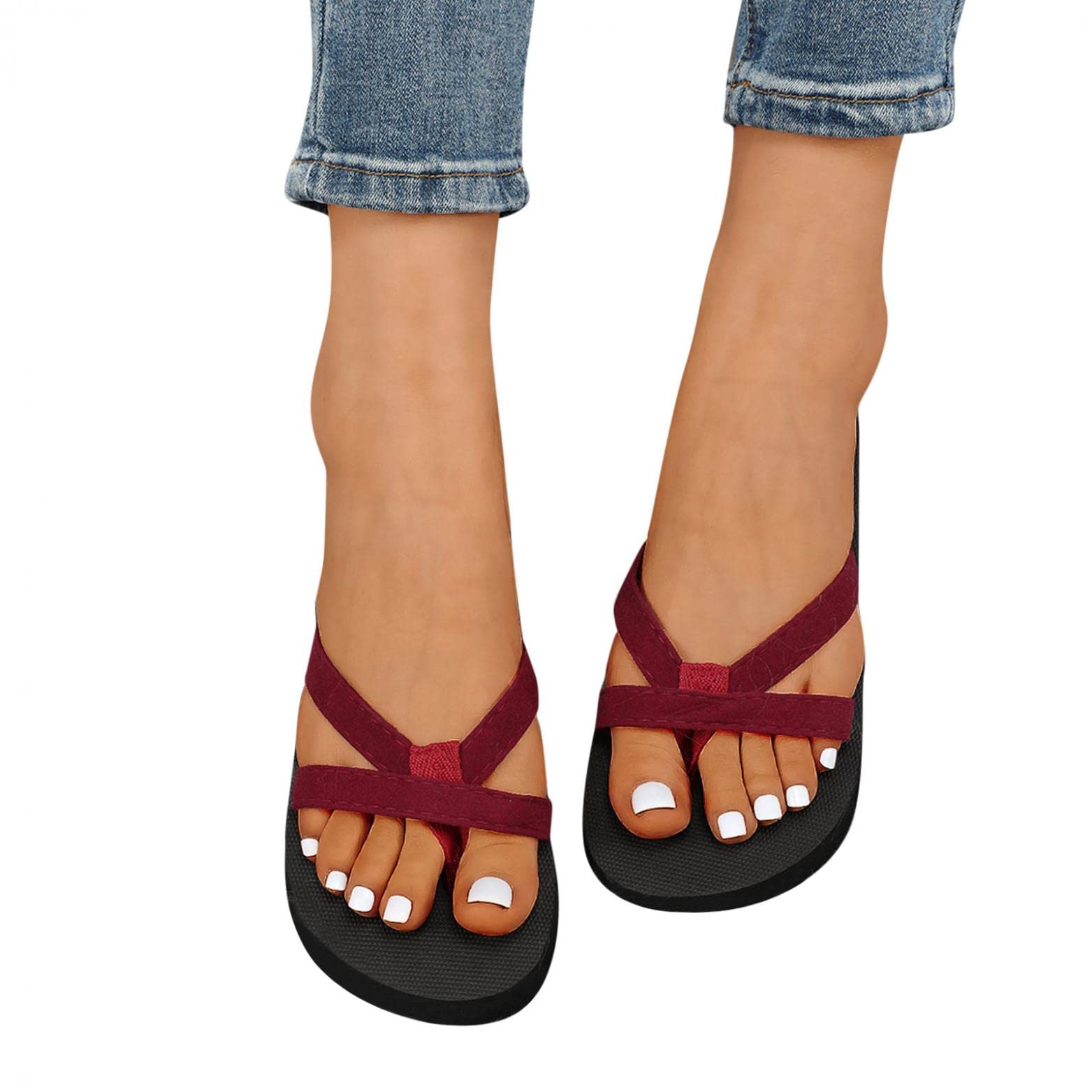 Women's Walking Sandals for Plantar Fasciitis Relief - Comfortable Flat Feet Sandals with Adjustable Straps - Perfect for Hiking, Travel & Everyday Wear