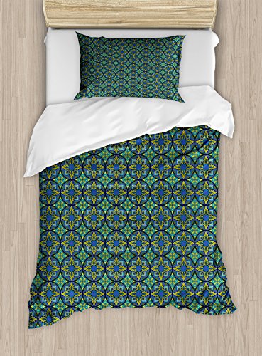 Cobalt Blue Apple Green