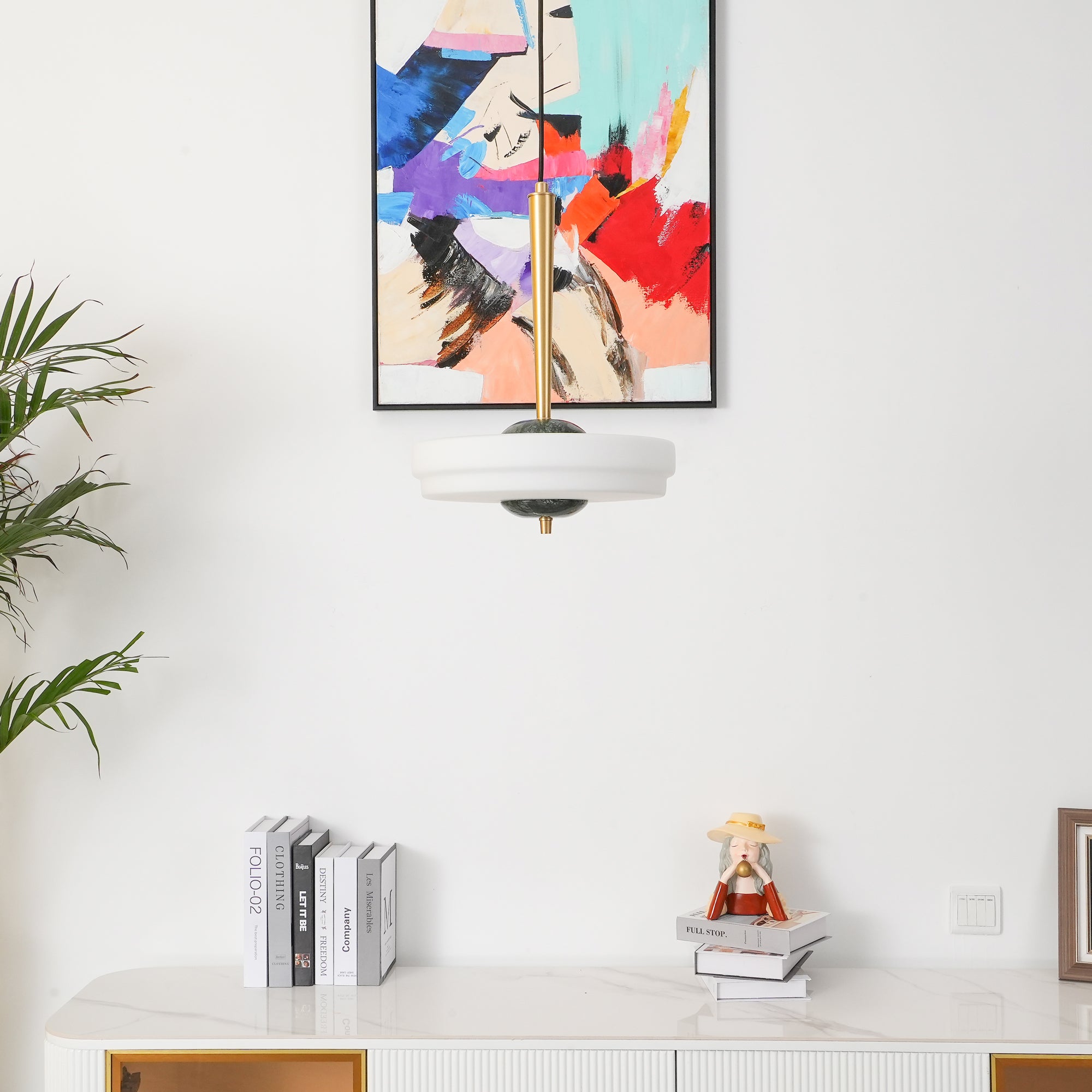 Stylish Travel Pendant Lamp - Modern Hanging Light Fixture for Bedroom, Living Room & Dining Room | Perfect for Home Decor, Apartment Lighting & Cozy Ambiance