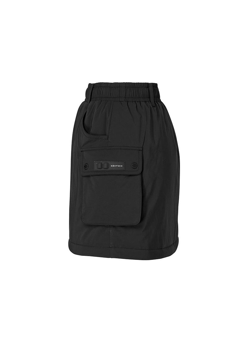 Stylish Out Pocket Padded Mini Skirt for Women - Comfortable Stretch Fabric - Perfect for Casual Wear, Night Out & Street Fashion