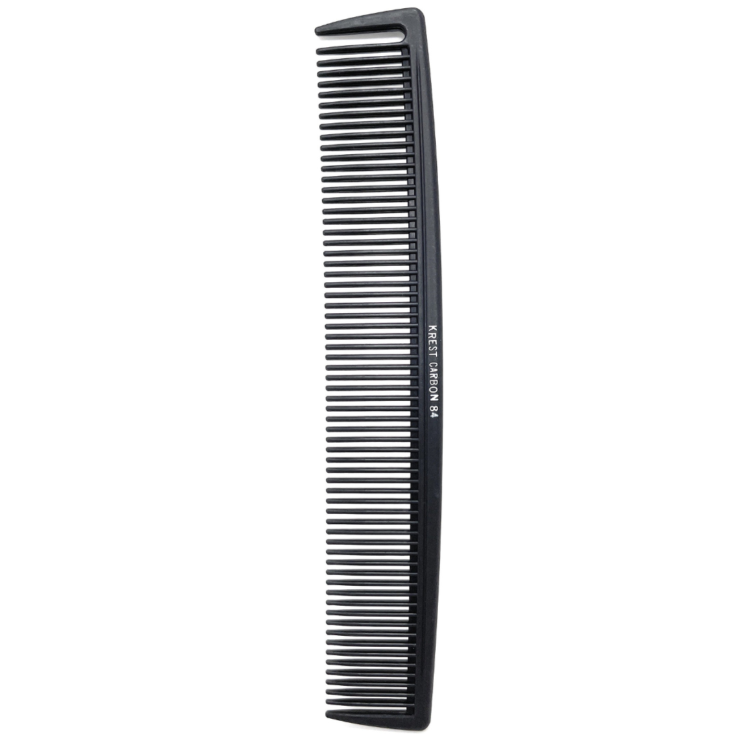 Premium Krest Carbon Fiber Heat Resistant Thermal Comb - 1 Count - Styling & Detangling for All Hair Types - Salon & Home Use