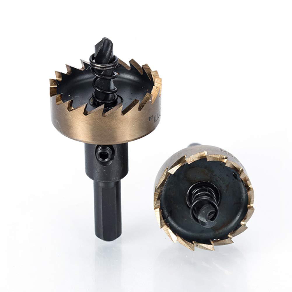 30mm HSS Carbide Hole Saw Cutter for Stainless Steel & Aluminum - Perfect for Metalworking, Plumbing, and DIY Home Improvement Projects