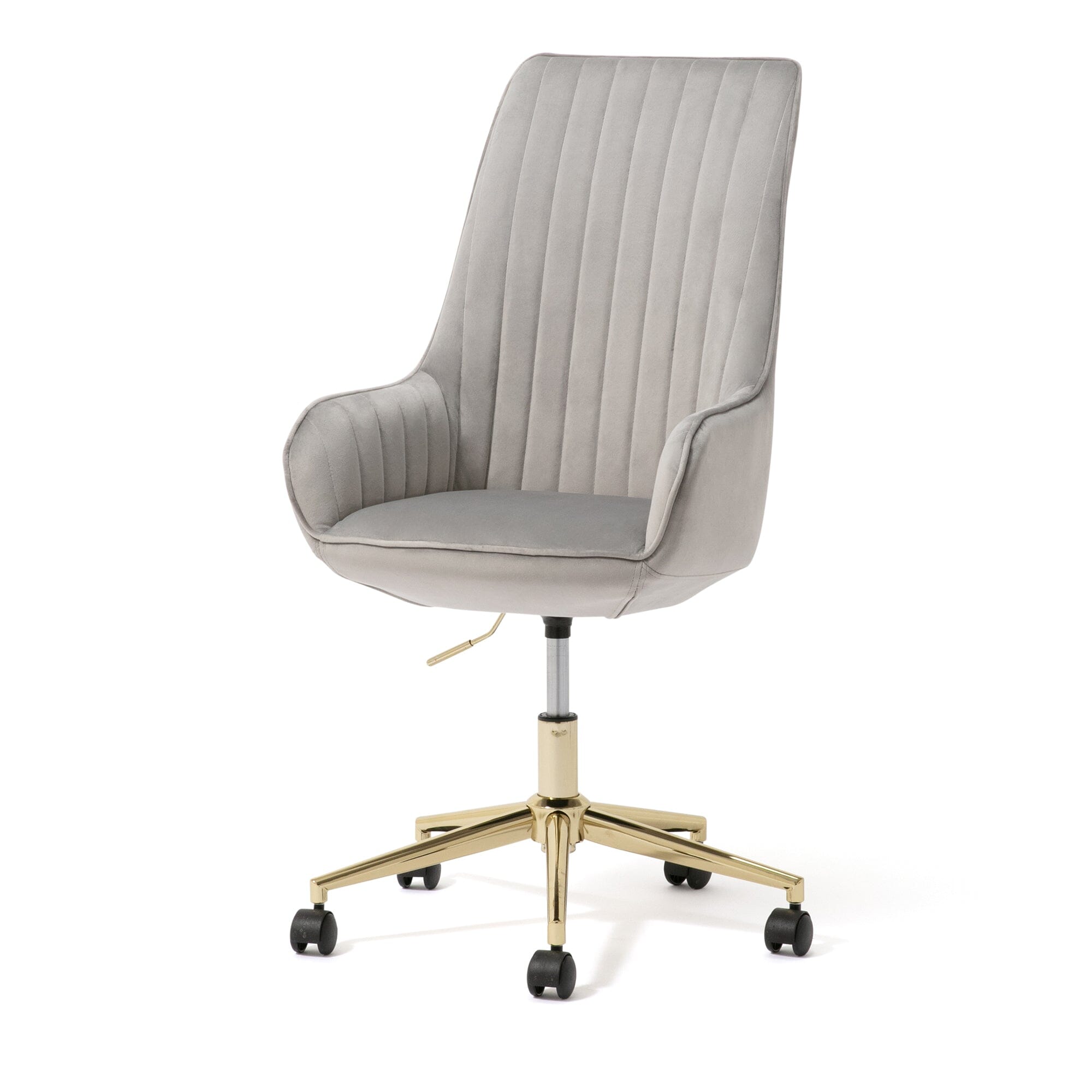 Eldorado High Back Office Desk Chair - Ergonomic Executive Chair with Adjustable Height, 660x700x980mm, Gray - Perfect for Home Office, Gaming, and Workspaces