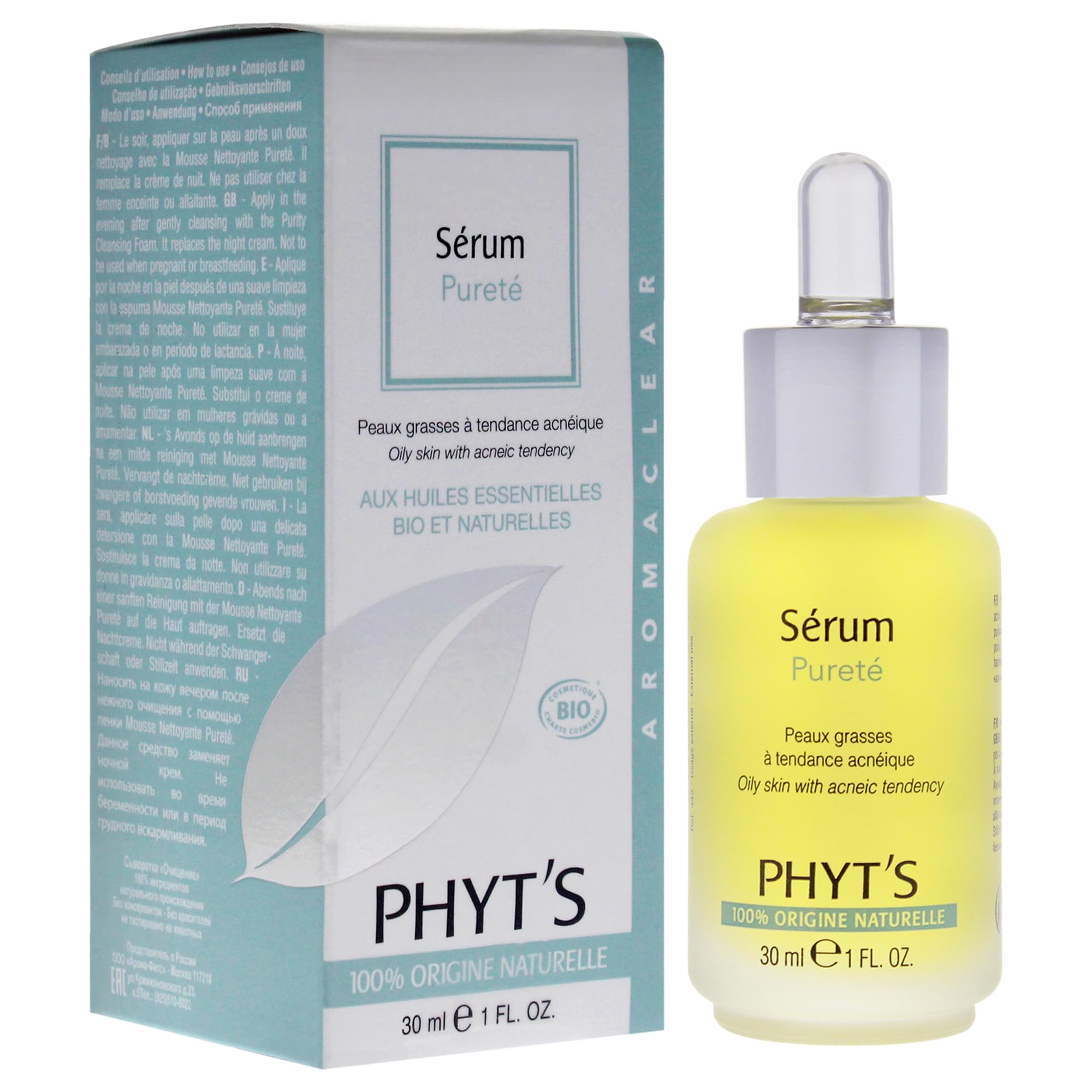 Phyts Purity Serum for Women - 1 oz Anti-Aging Facial Serum | Hydrating & Brightening Skincare for Daily Use & Night Routine