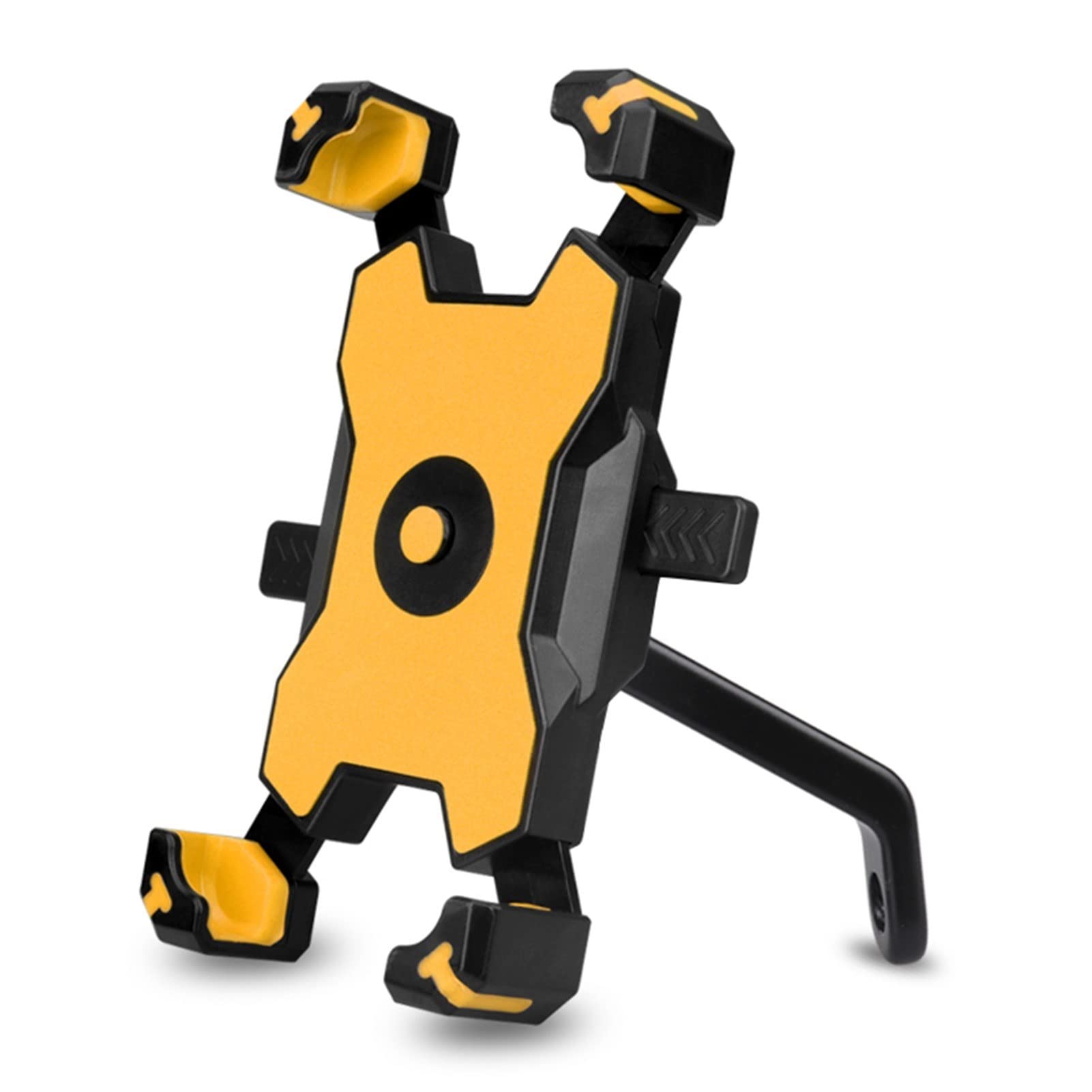 Quick Lock Bicycle & Motorcycle Phone Holder - 360° Rotatable Adjustable Bike Phone Mount for Mountain & Road Bicycles - Perfect for GPS Navigation, Cycling & Commuting