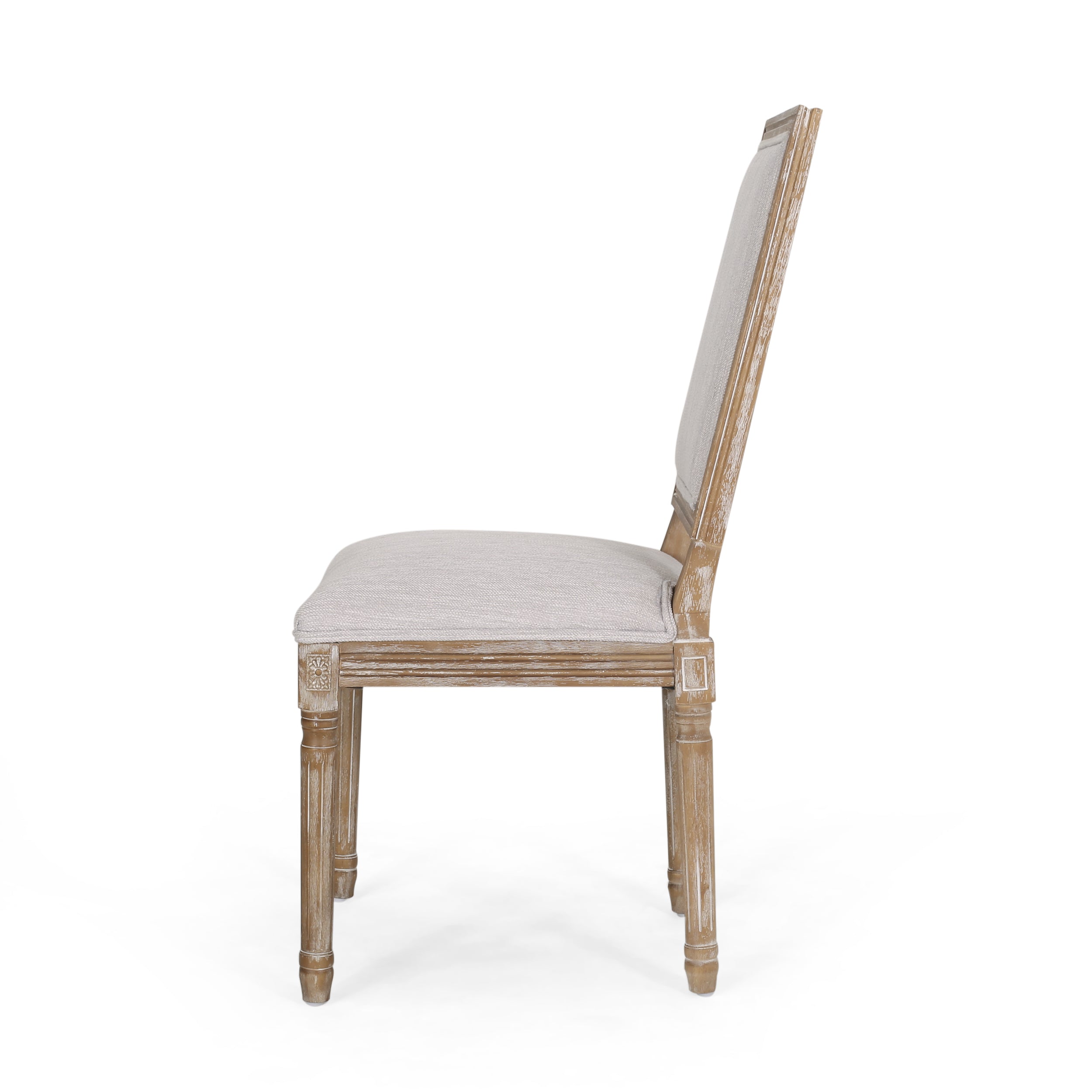 Modern Dining Chairs Set of 6 - Sturdy Wooden Kitchen Chairs with Padded Seats - Perfect for Dining Room, Kitchen, Breakfast Nook & Home Decor