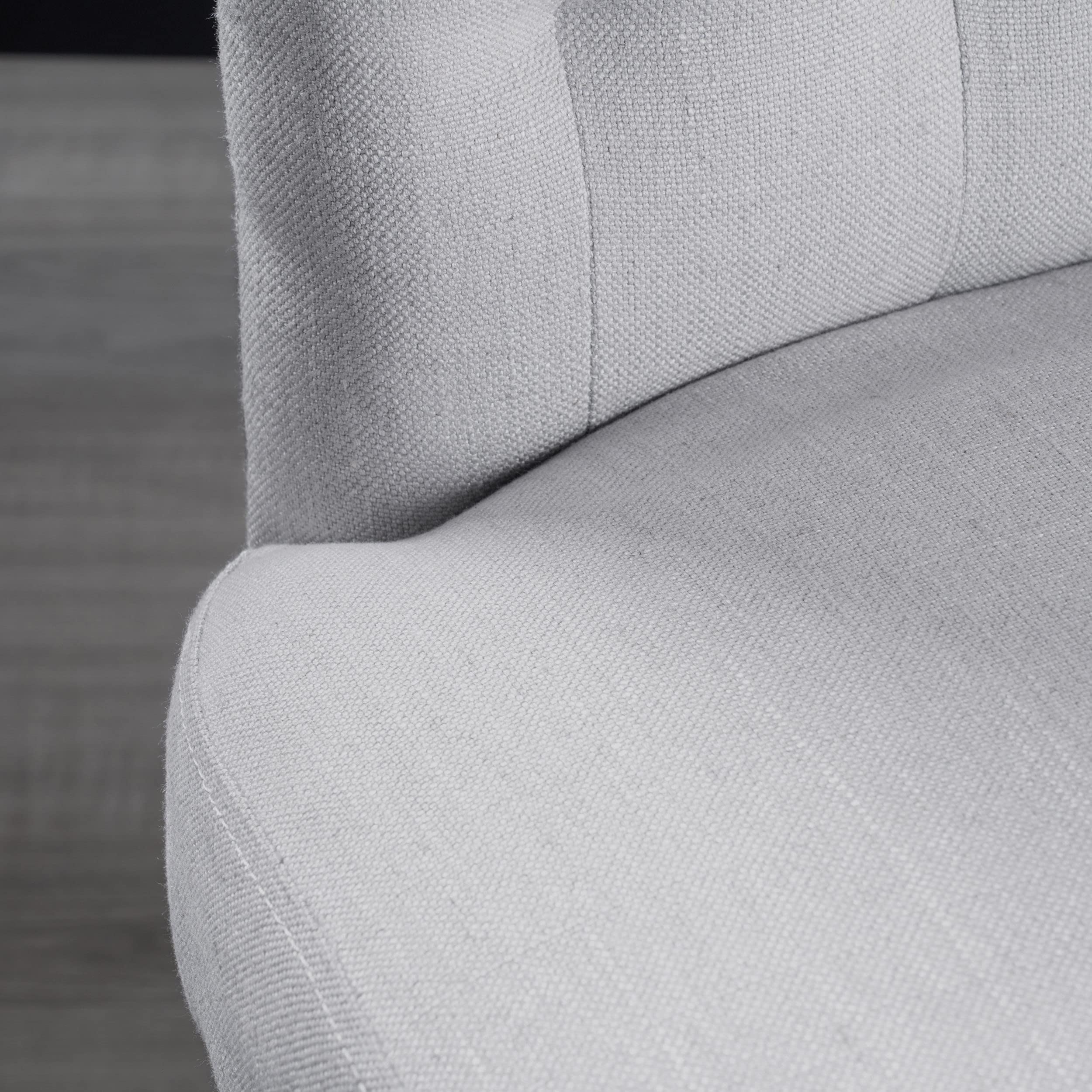 Christopher Knight Home Venetian Dining Chairs Set of 2, Light Grey Fabric Upholstered - Perfect for Kitchen, Dining Room, and Breakfast Nook