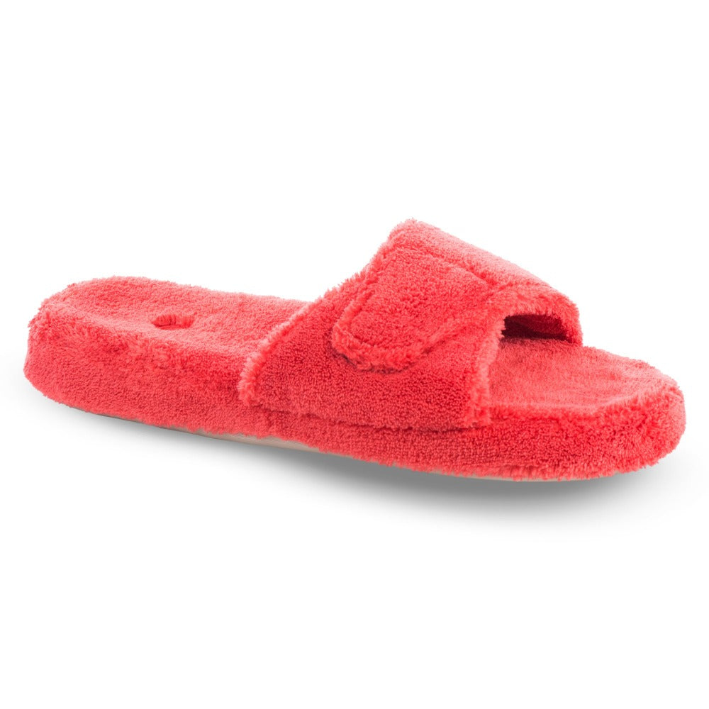 Women's Adjustable Spa Slide Slippers with Cloud Contour® Cushioning - Soft House Slippers for Relaxation, Lounging & Post-Spa Comfort