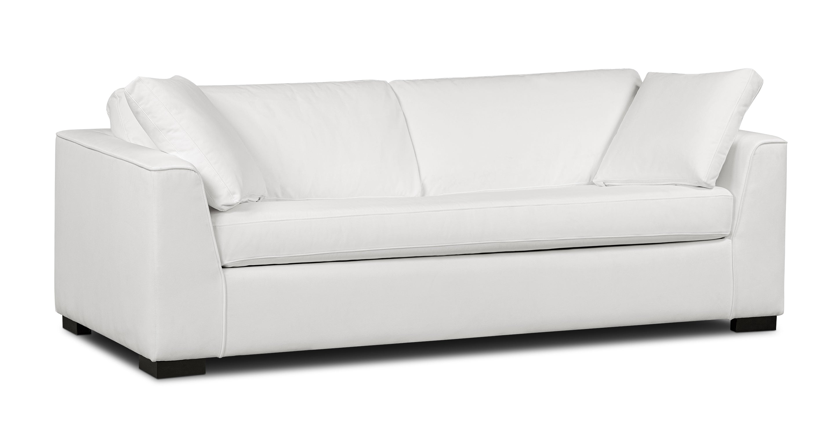Capri 86 Pull Out Sofa Bed - Convertible Sleeper Sofa for Small Spaces, Guest Room & Apartment Living | Comfortable Modern Futon with Easy Fold Out Mechanism