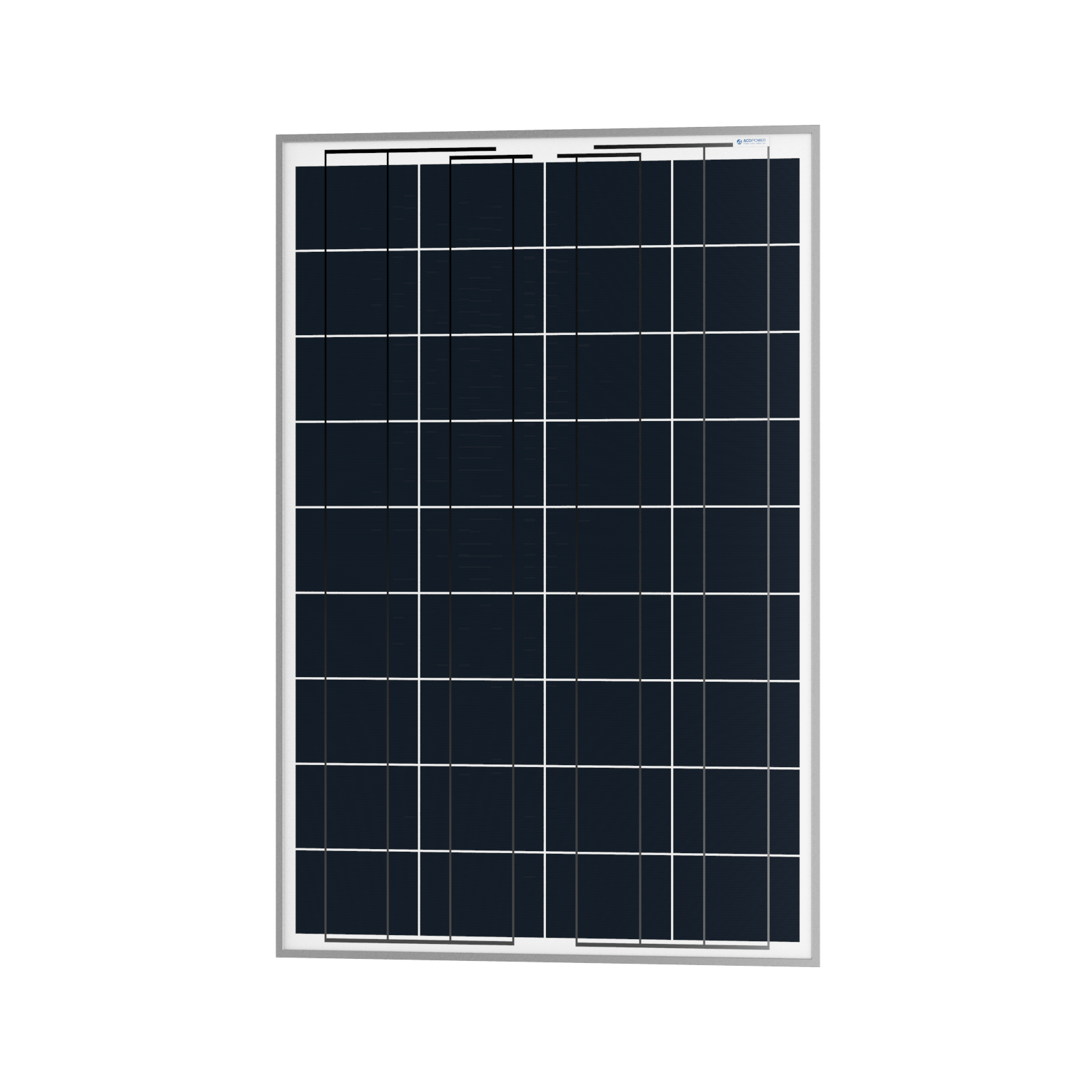 ACOPower 100W Polycrystalline Solar Panel - 12V Battery Charger for RV, Boat, Off-Grid & Emergency Power Supply | Portable Solar Charging Solution for Camping, Hiking & Outdoor Adventures