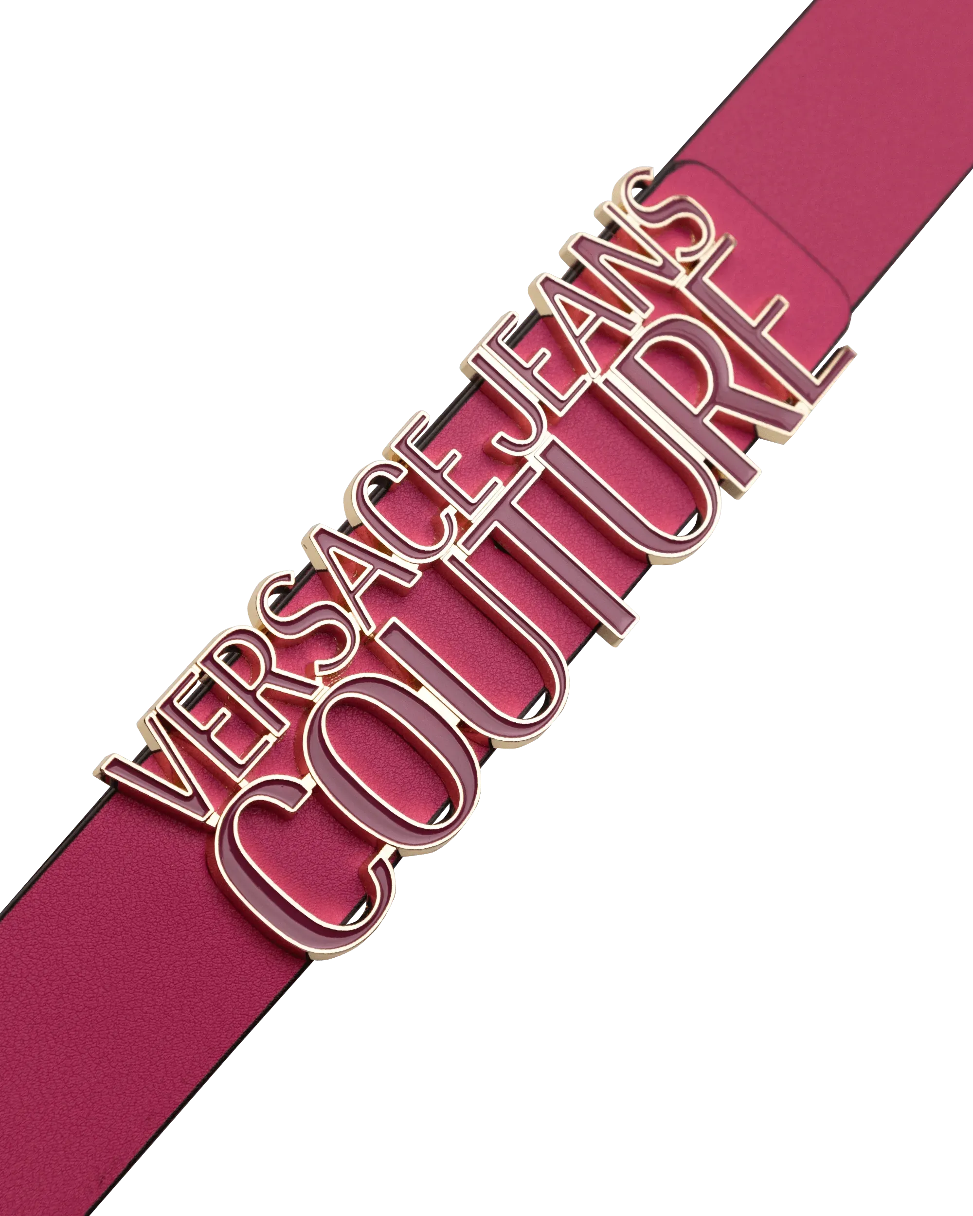 Premium Genuine Leather Belt with Gold Trim Logo - Stylish & Durable for Men's Fashion, Office Wear & Casual Outfits
