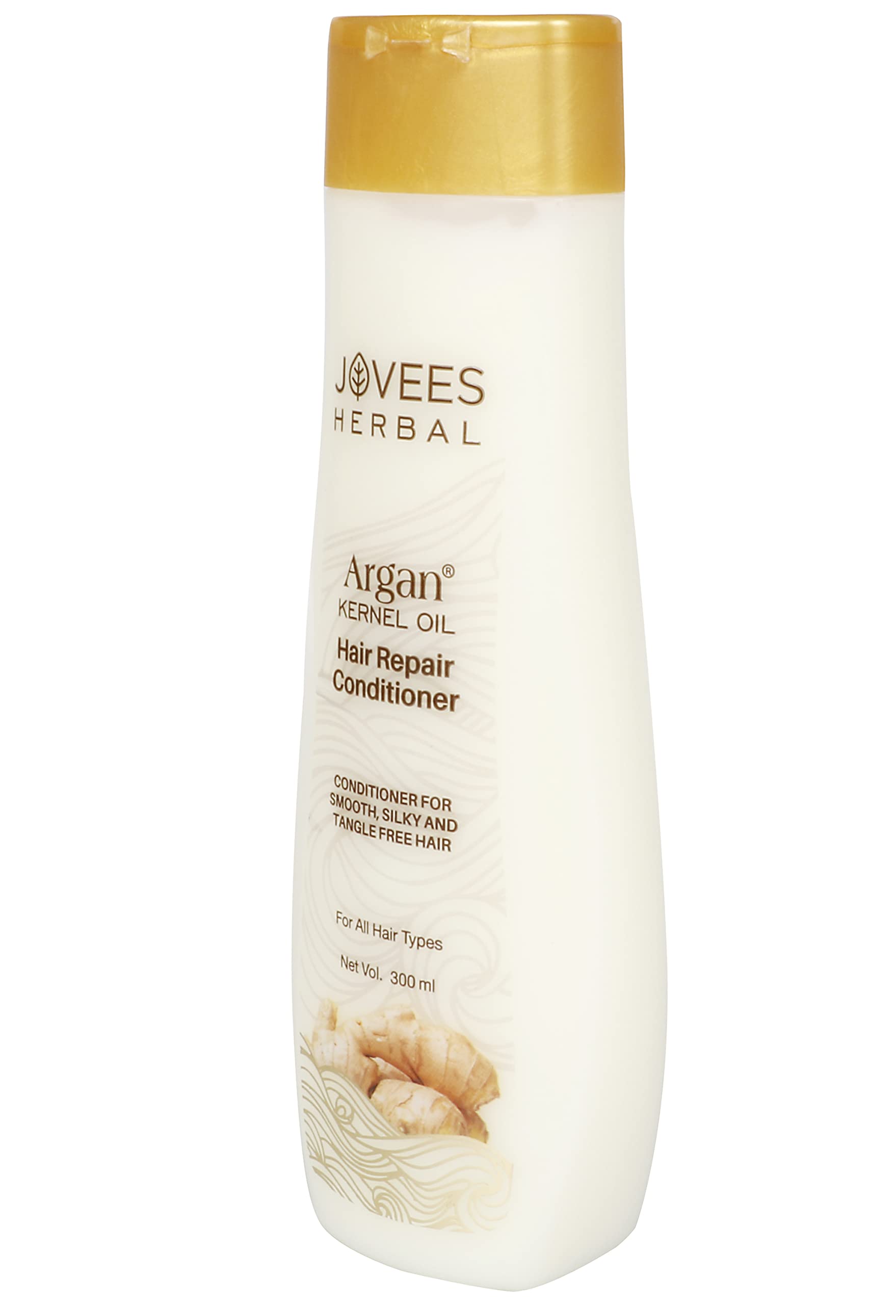 Jovees Herbal Argan Kernel Oil Hair Repair Conditioner 300ml - Smooths, Detangles & Repairs Dry Damaged Hair - All Hair Types - For Daily Use, Salon Results at Home