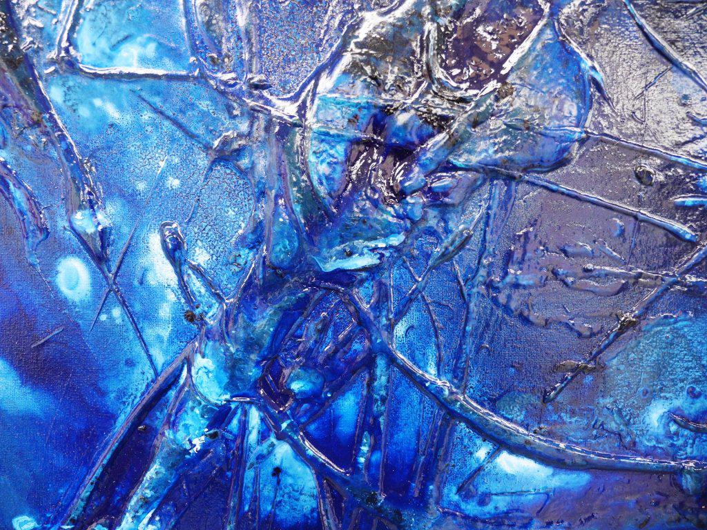 Abstract Blue White Wall Art - Modern Home Decor for Living Room, Bedroom & Office - Inspire Your Space
