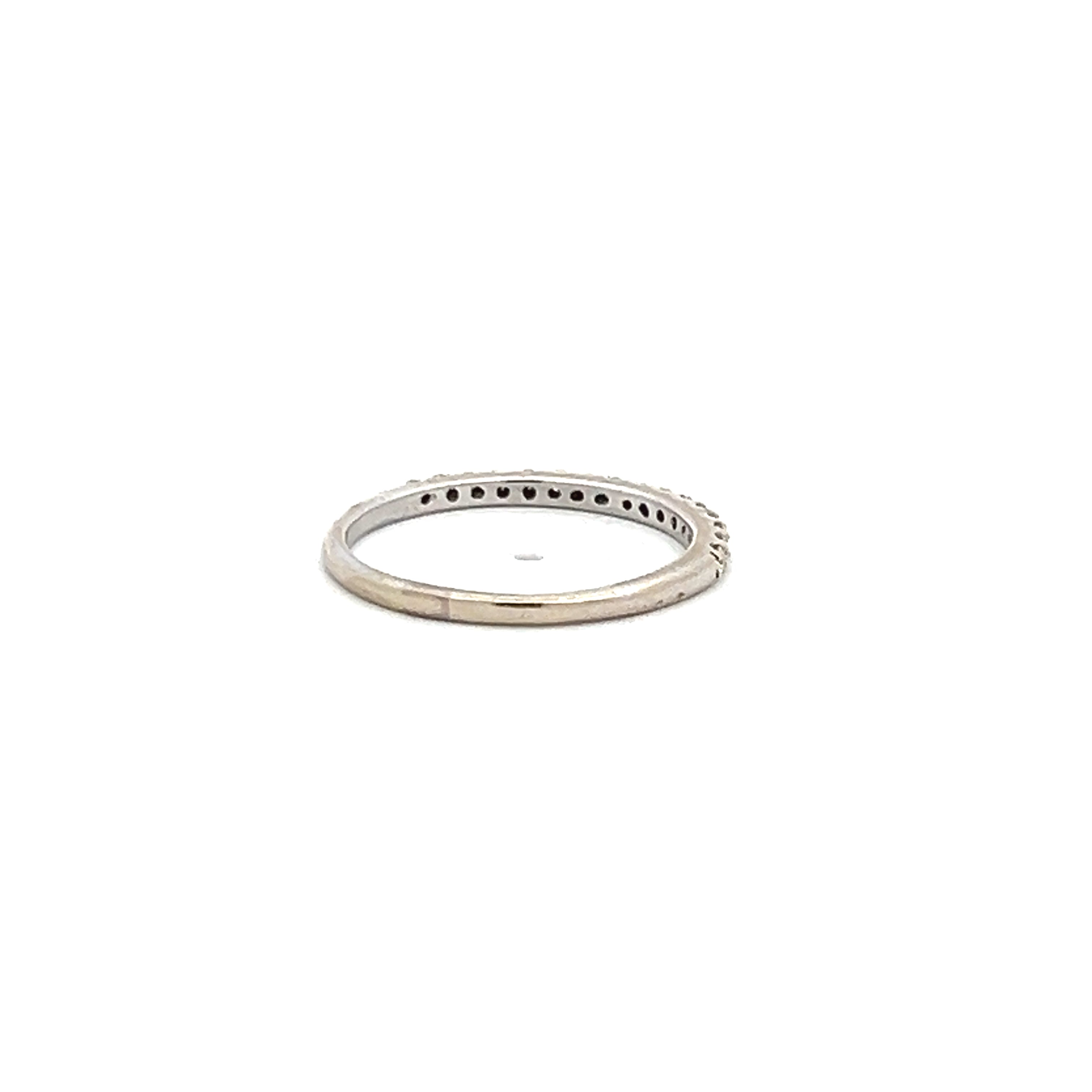 0.16 Carat Round Brilliant I SI1 Diamond Engagement Ring in 14K White Gold - Perfect for Proposals, Anniversaries & Wedding Bands