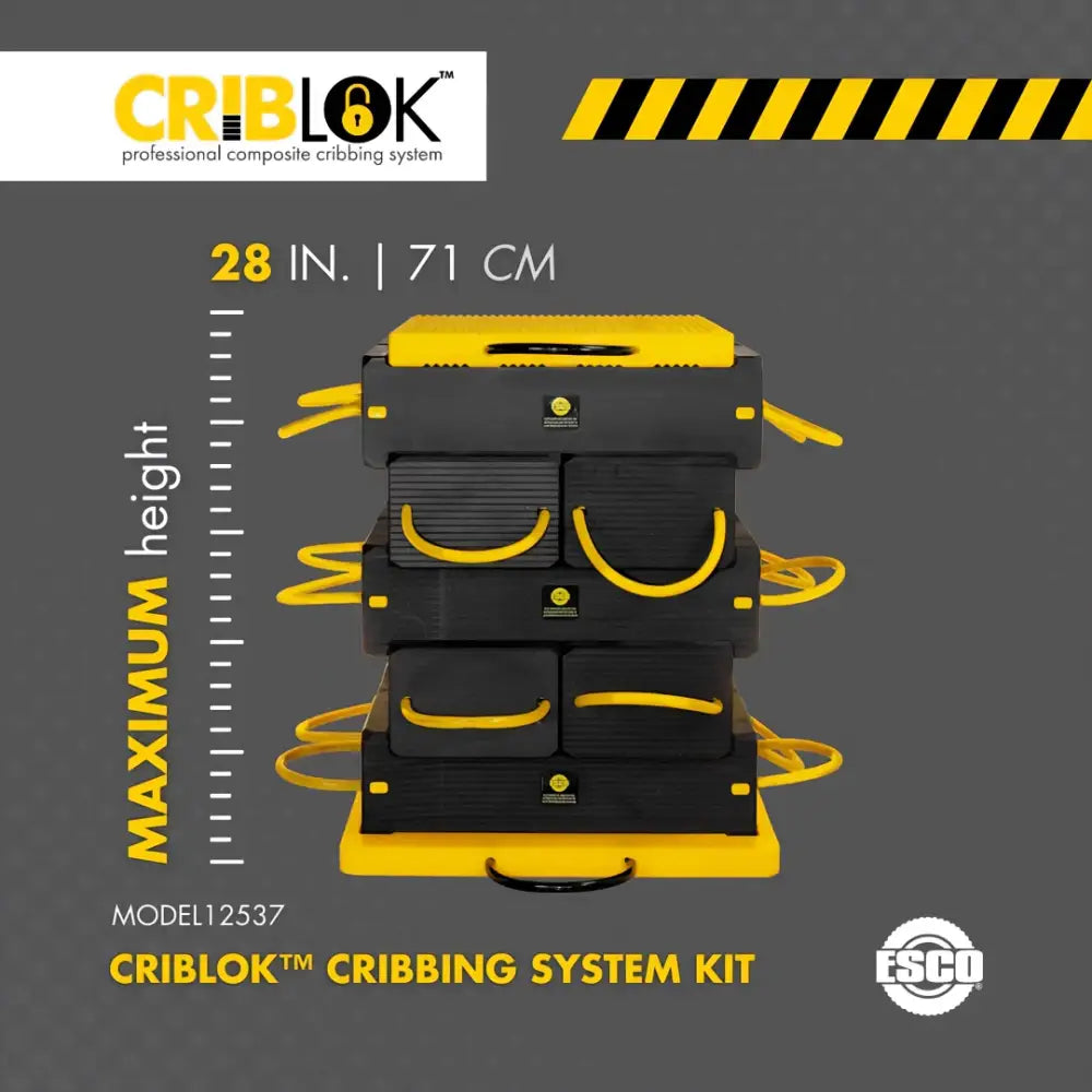 ESCO 12-Piece CribLok Cribbing System with Plates - 28