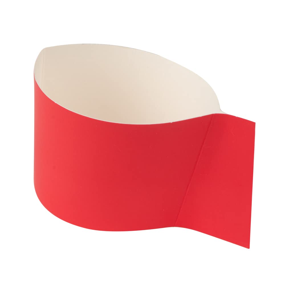 Restpresso Hot Coffee Sleeves with Handle - 1000 Disposable Cup Sleeves for 12, 16 & 20 oz Cups | Red Paper Cup Jackets for Coffee Shops, Cafes & Takeout (Cups Sold Separately) - Perfect for Baristas, Coffee Shops & Office Break Rooms